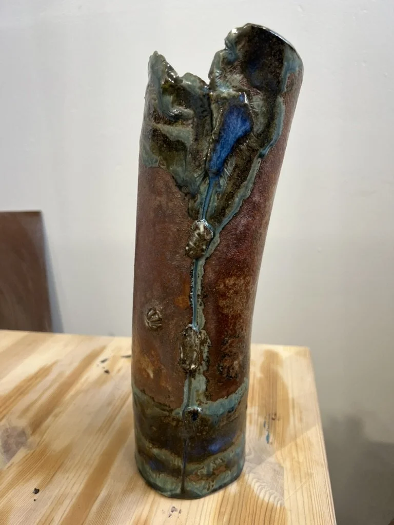 River Meets Earth Vase