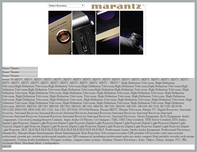 A gif shows a webpage with photos and switches to reveal invisible text