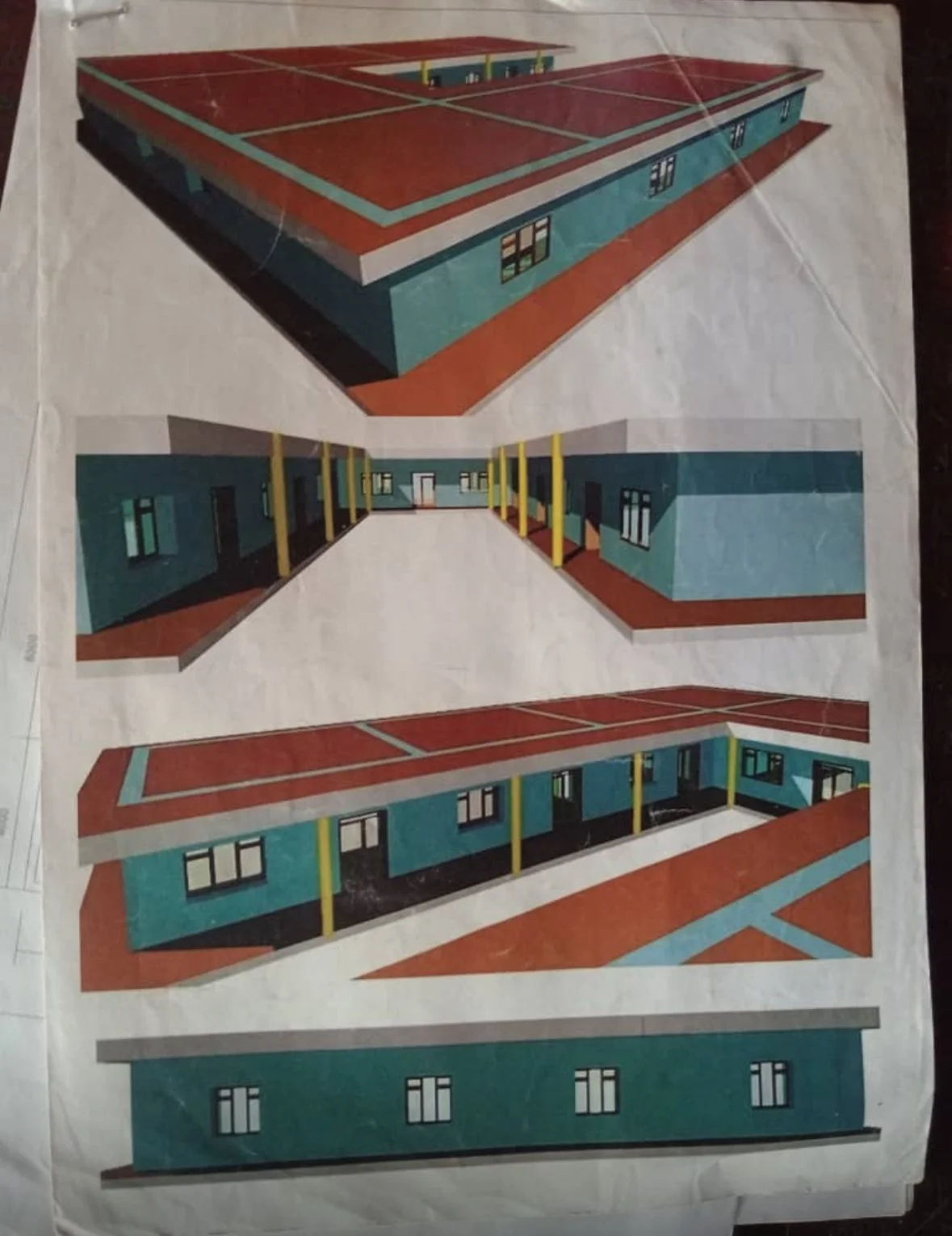 The Vision: 3D Rendering of the Aweil Women’s Clinic.