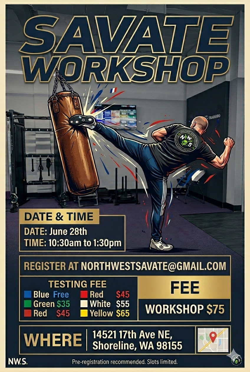 SAVATE WORKSHOP + TESTING