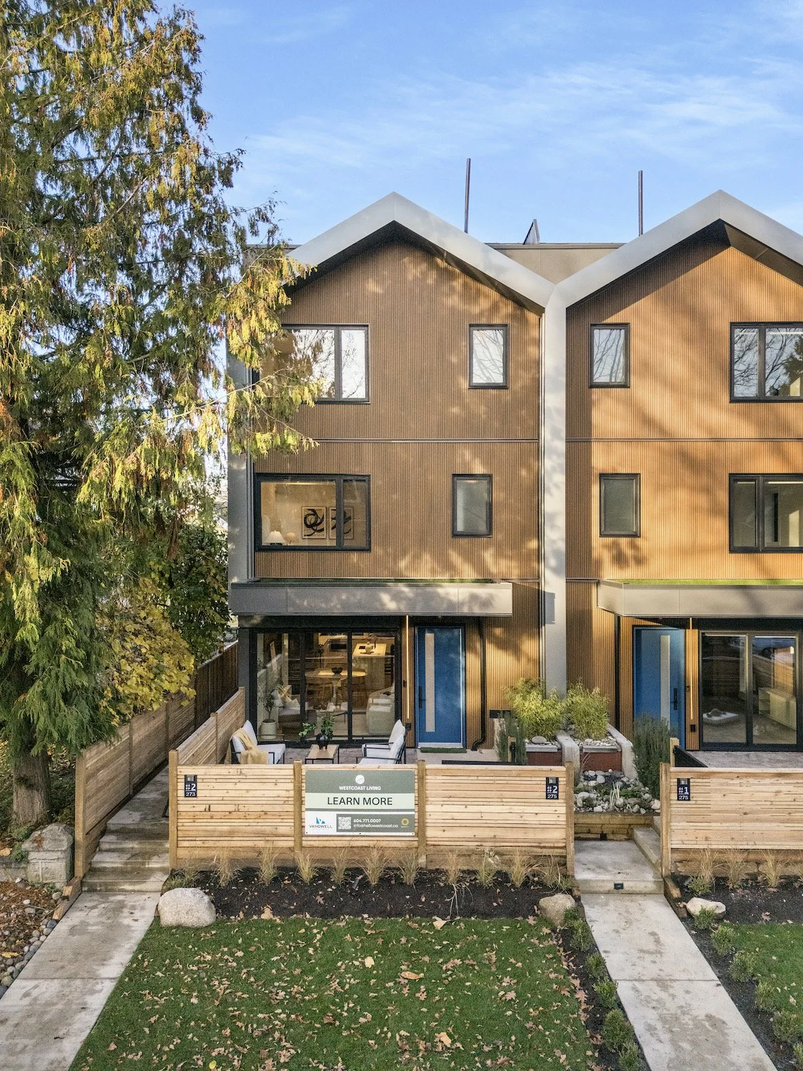 Modern duplex in Kitsilano with curated styling