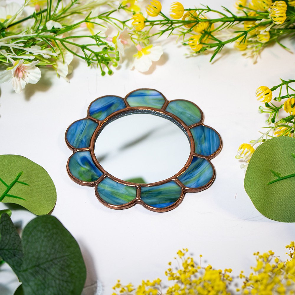 Pocket Mirror Flower Summer