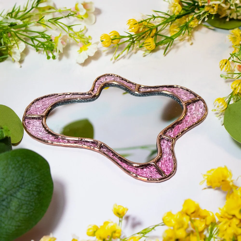 Pocket Mirror - Funky Pink