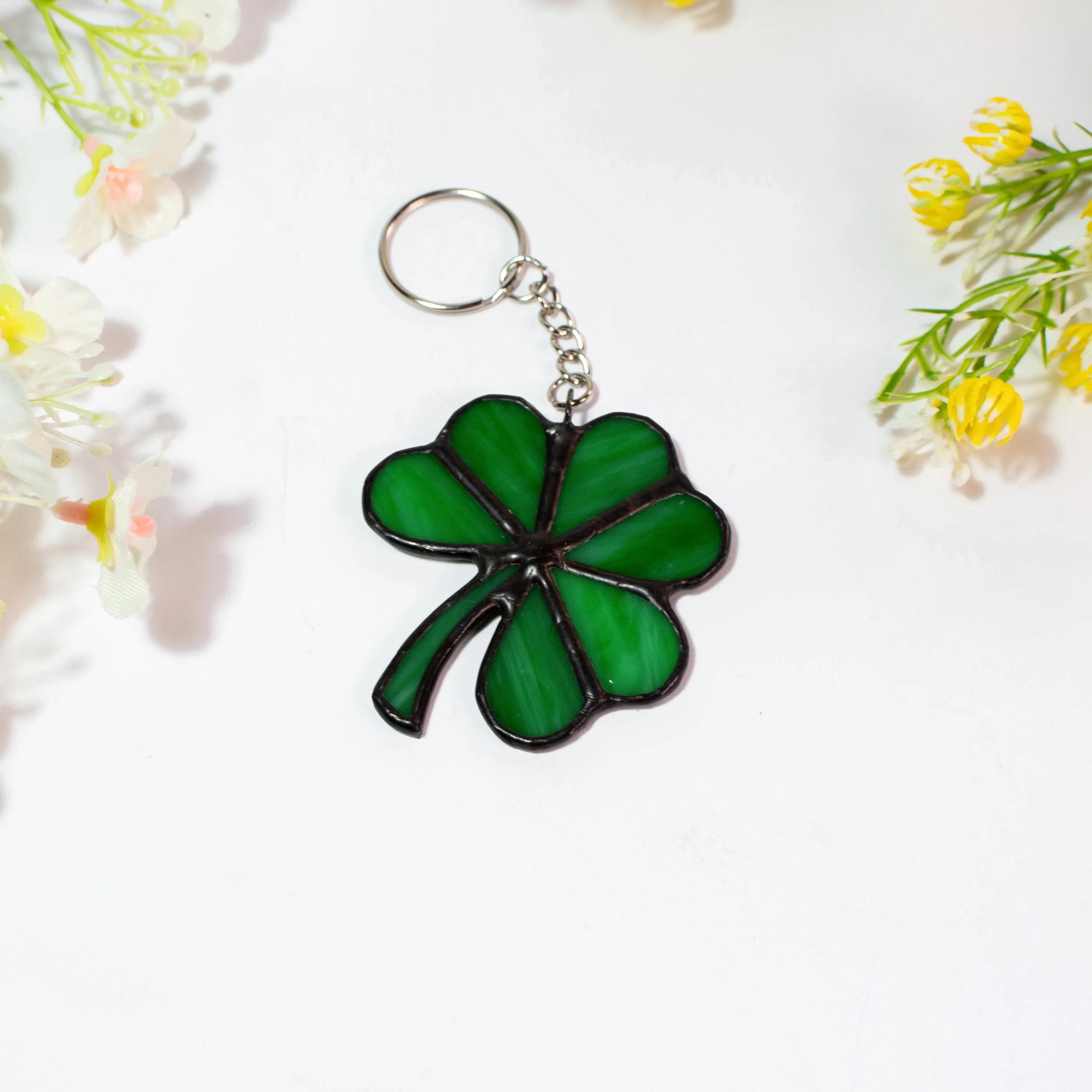 Shamrock Keychain