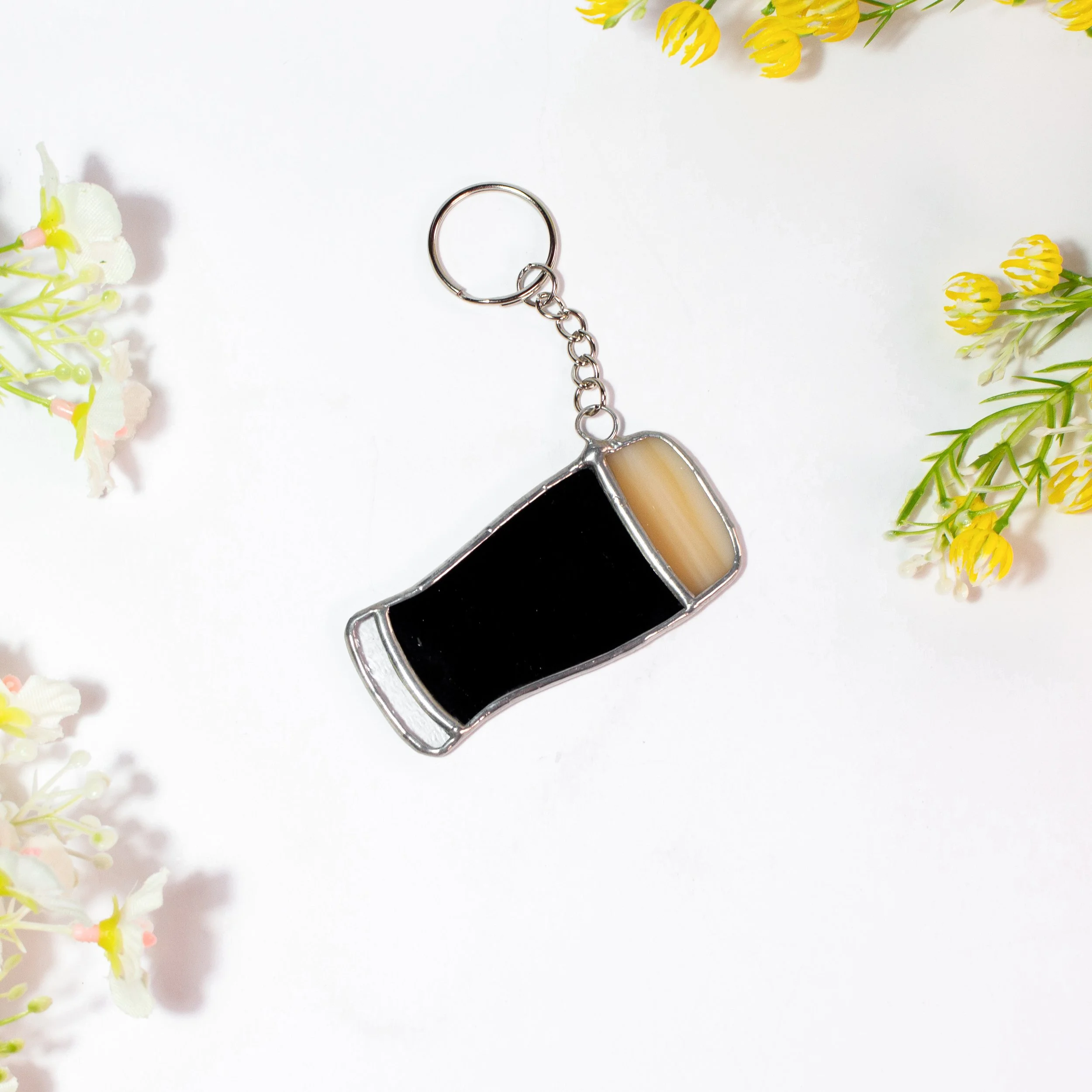 Pint of Guiness Keychain