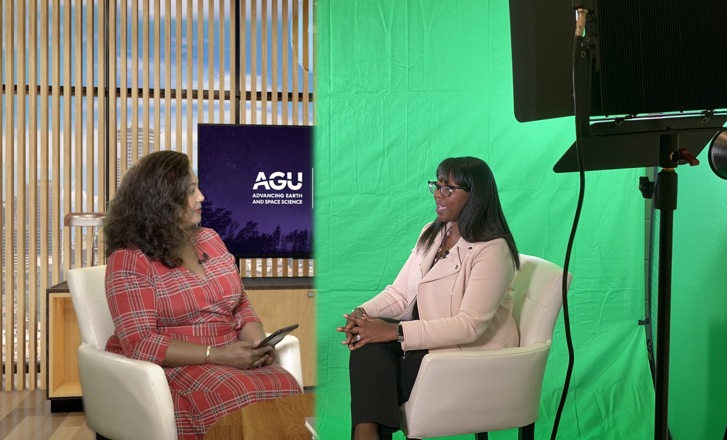 Virtual Studio for AGU TV