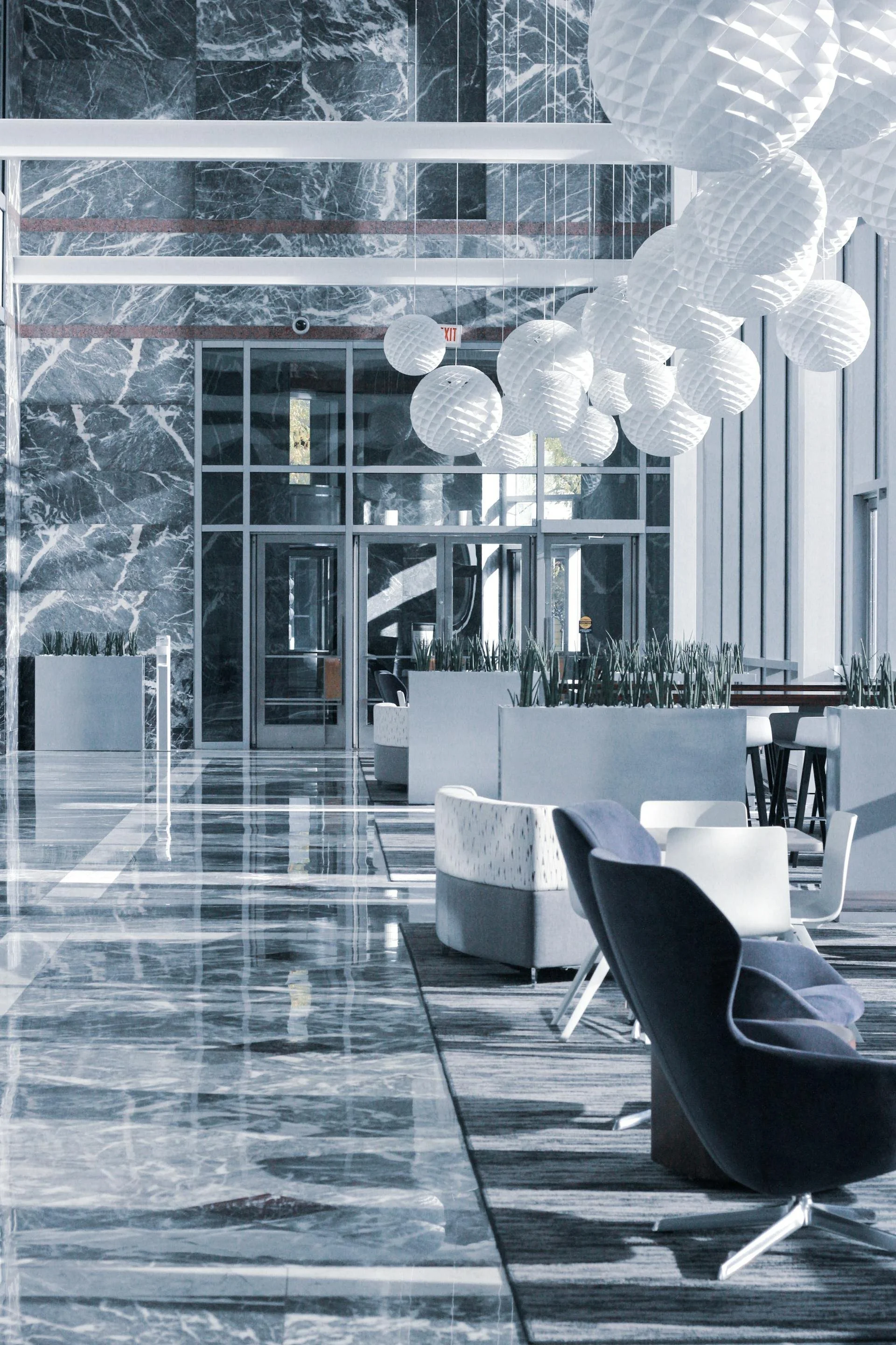 Modern commercial interior representing sophisticated investment and commercial real estate opportunities across Idaho and the West.