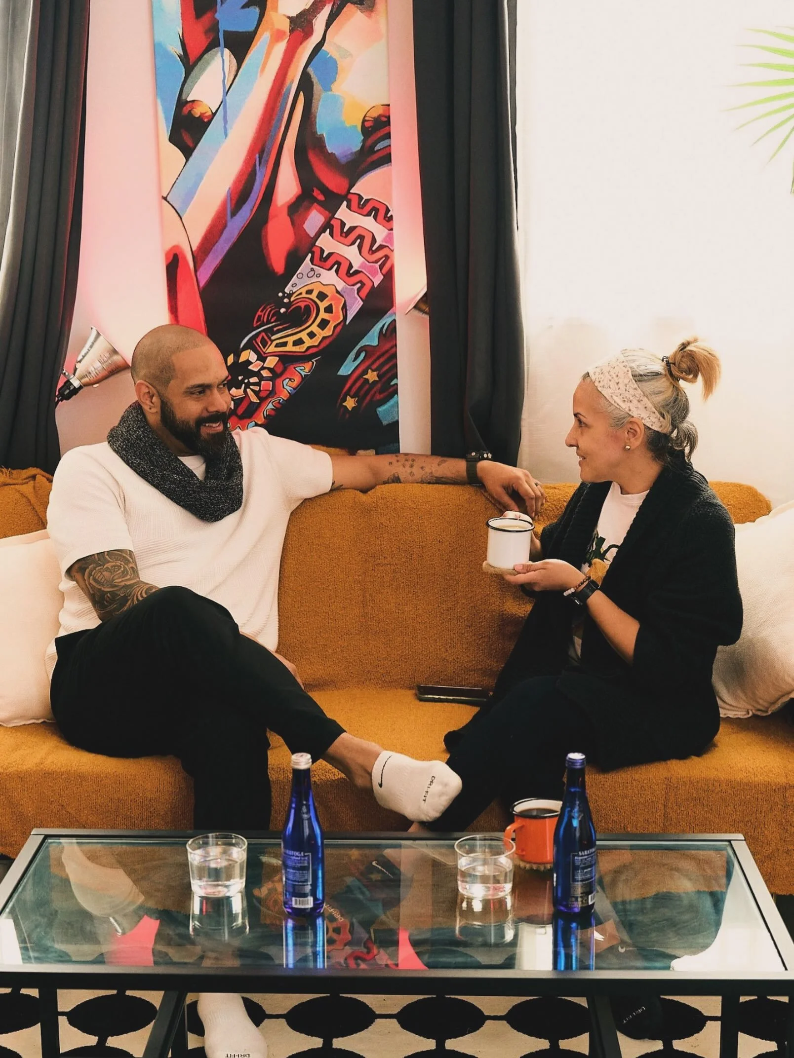 &ldquo;So much of modern life asks us to do it alone. To be strong alone, rest alone, figure it out alone.

Here, the practice doesn&rsquo;t end when the mat rolls up. It softens into coffee, conversation, a shared quiet. Because feeling better isn&r