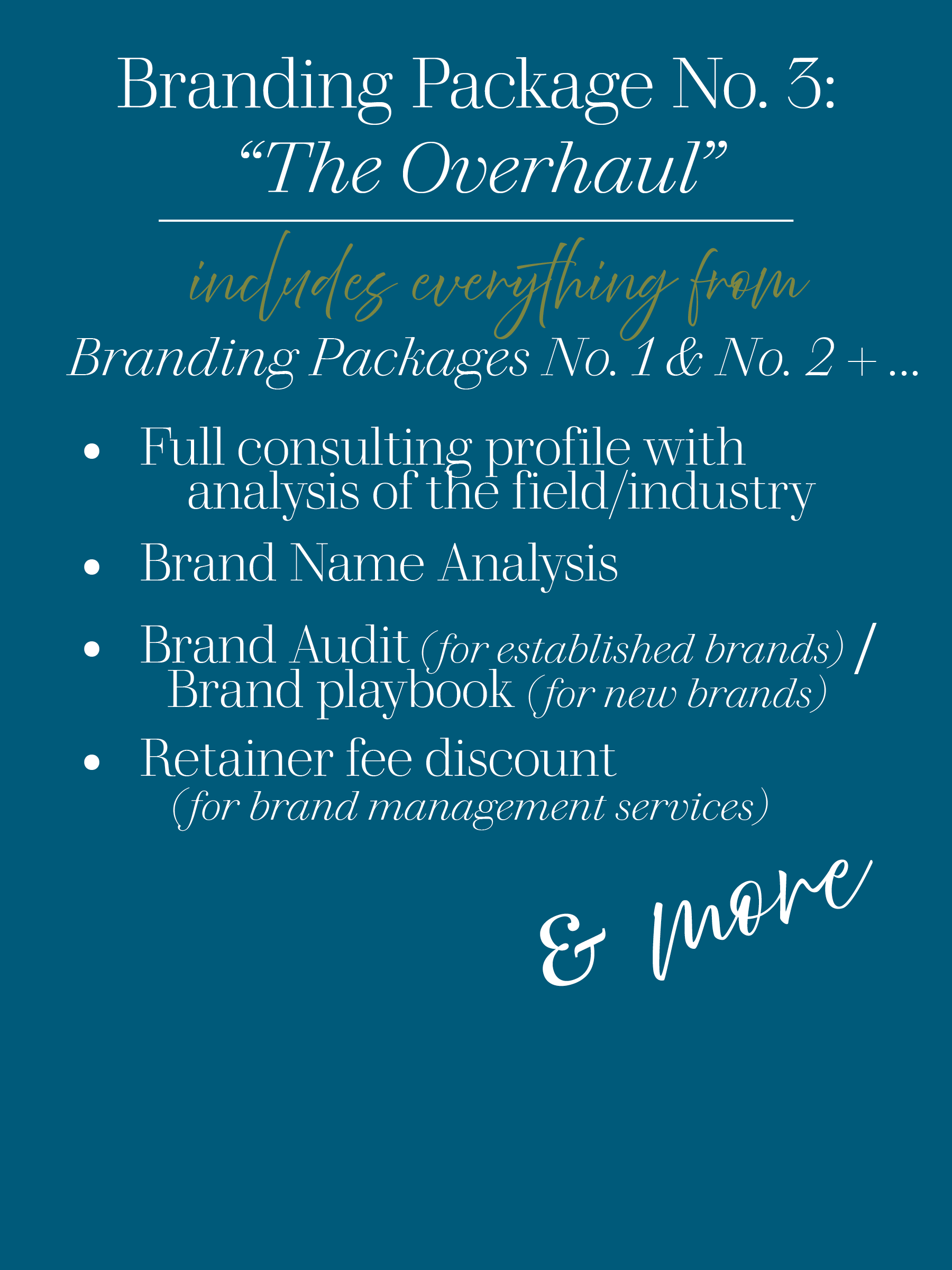 Branding Package No. 3