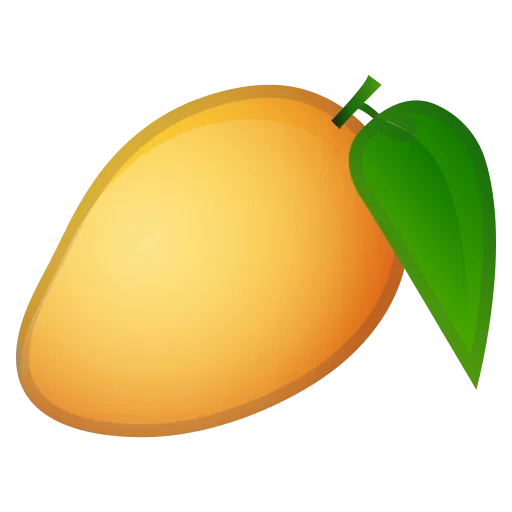 emoji of a mango