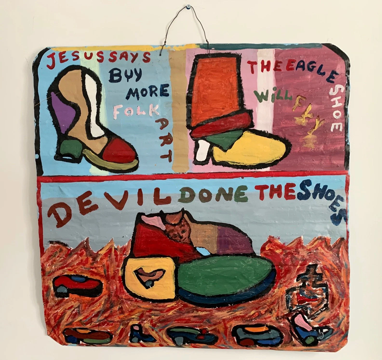 Jesus Says , ca. 2000, Alfred “Big Al” Taplet (Back)