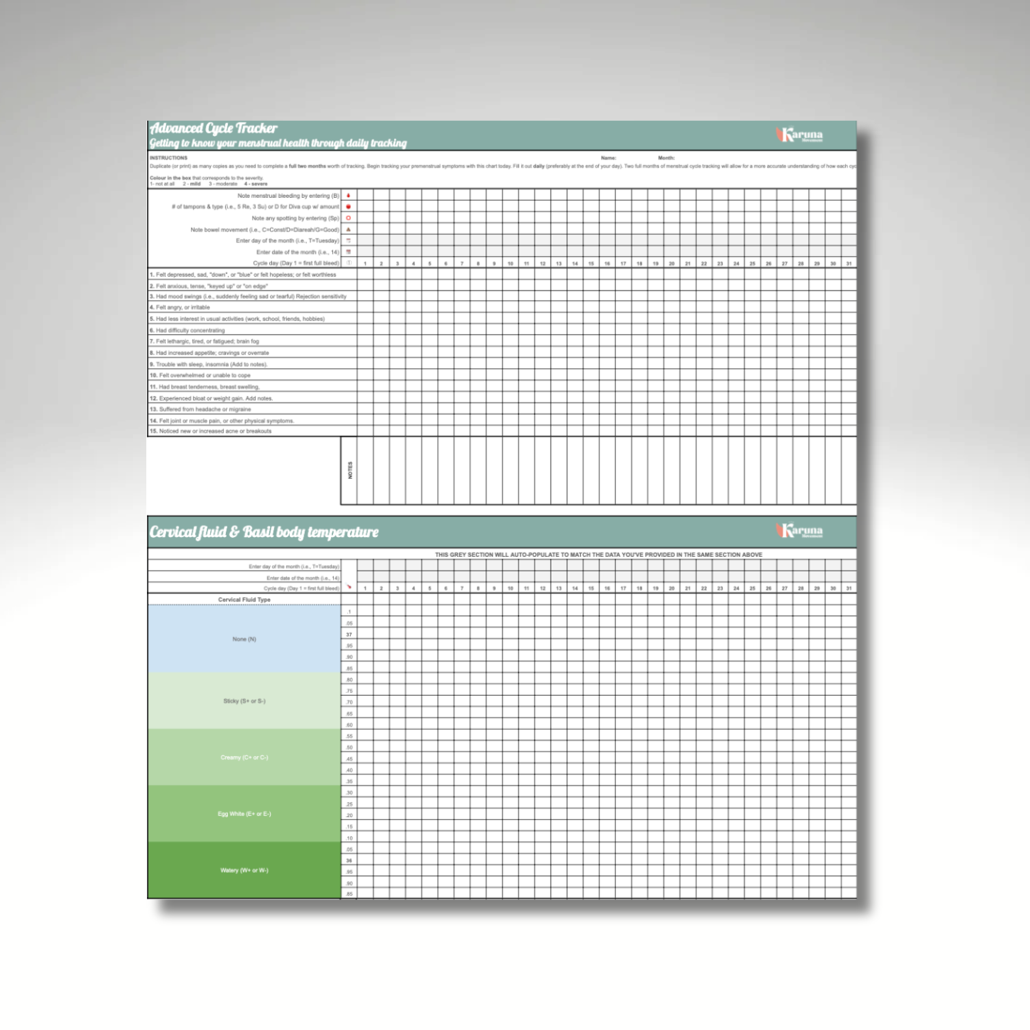 Advanced Cycle Tracker