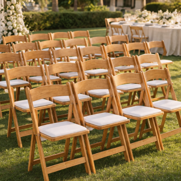 Padded Folding Chair (Multiple Colors)