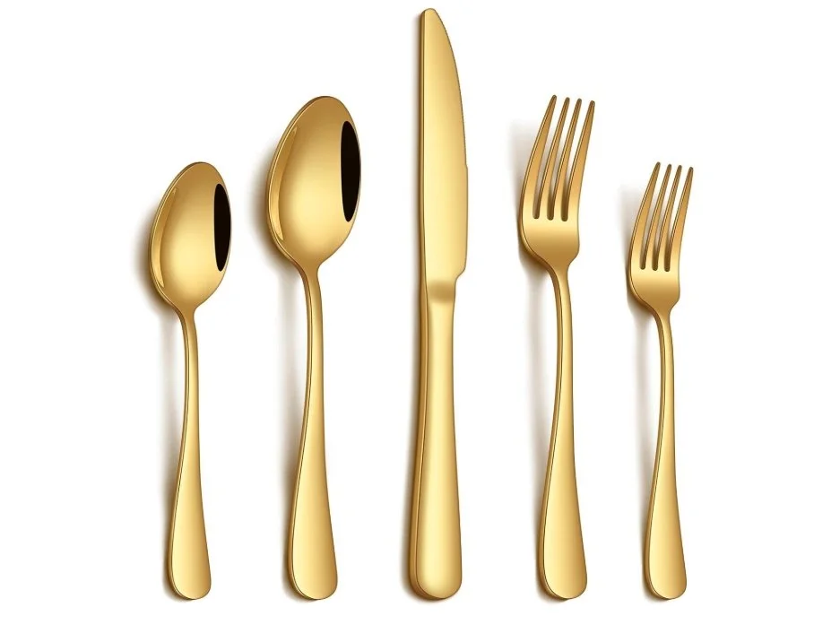 Mirror Gold Flatware