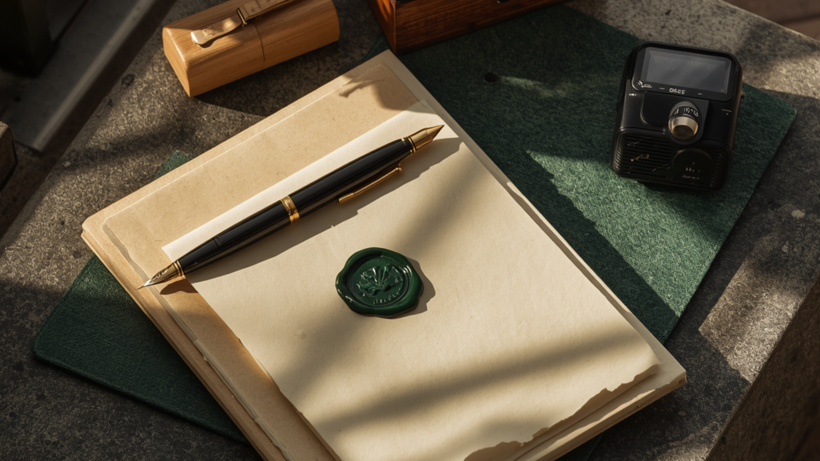 A pen and paper to tell your life story and leave your legacy