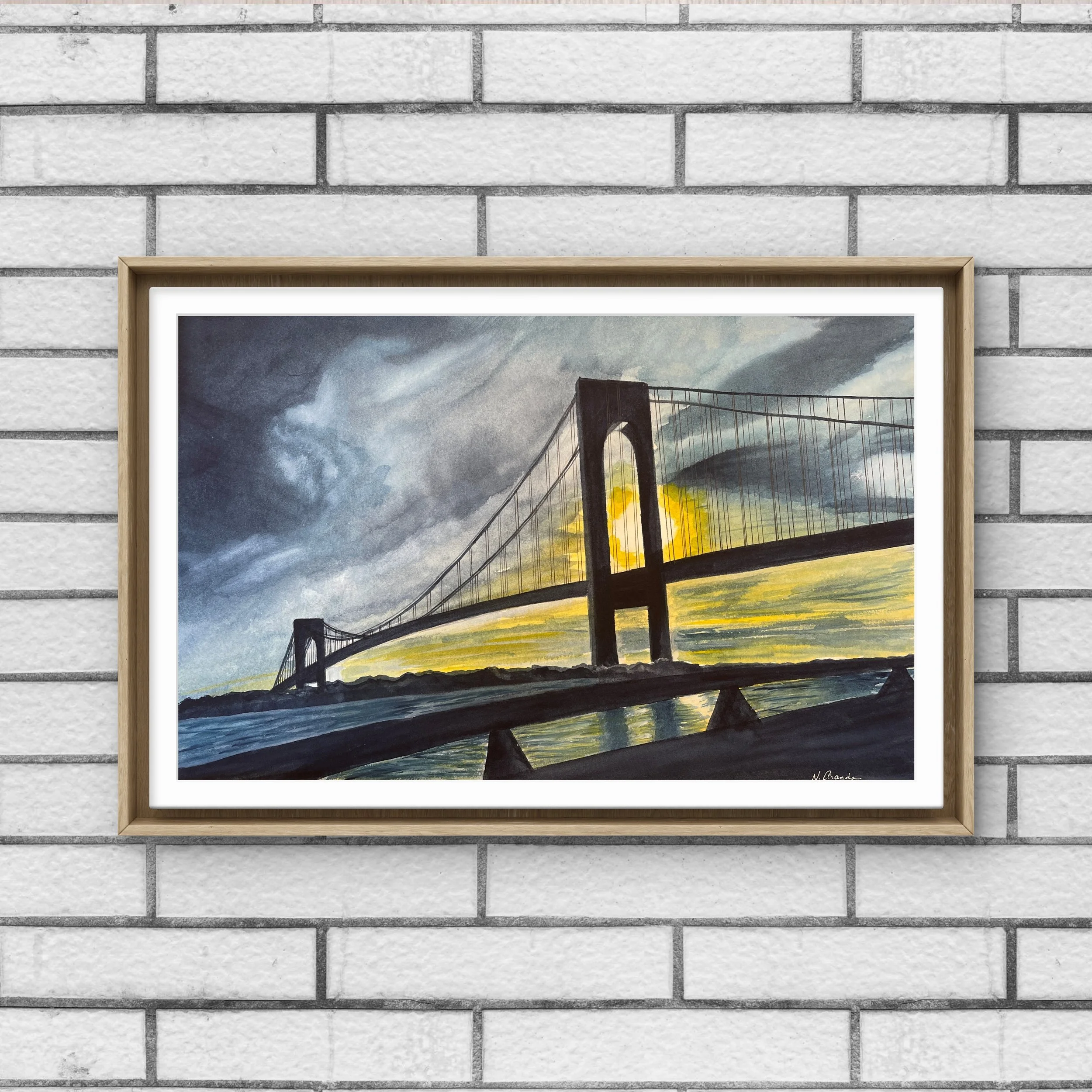 Verrazzano Bridge - print