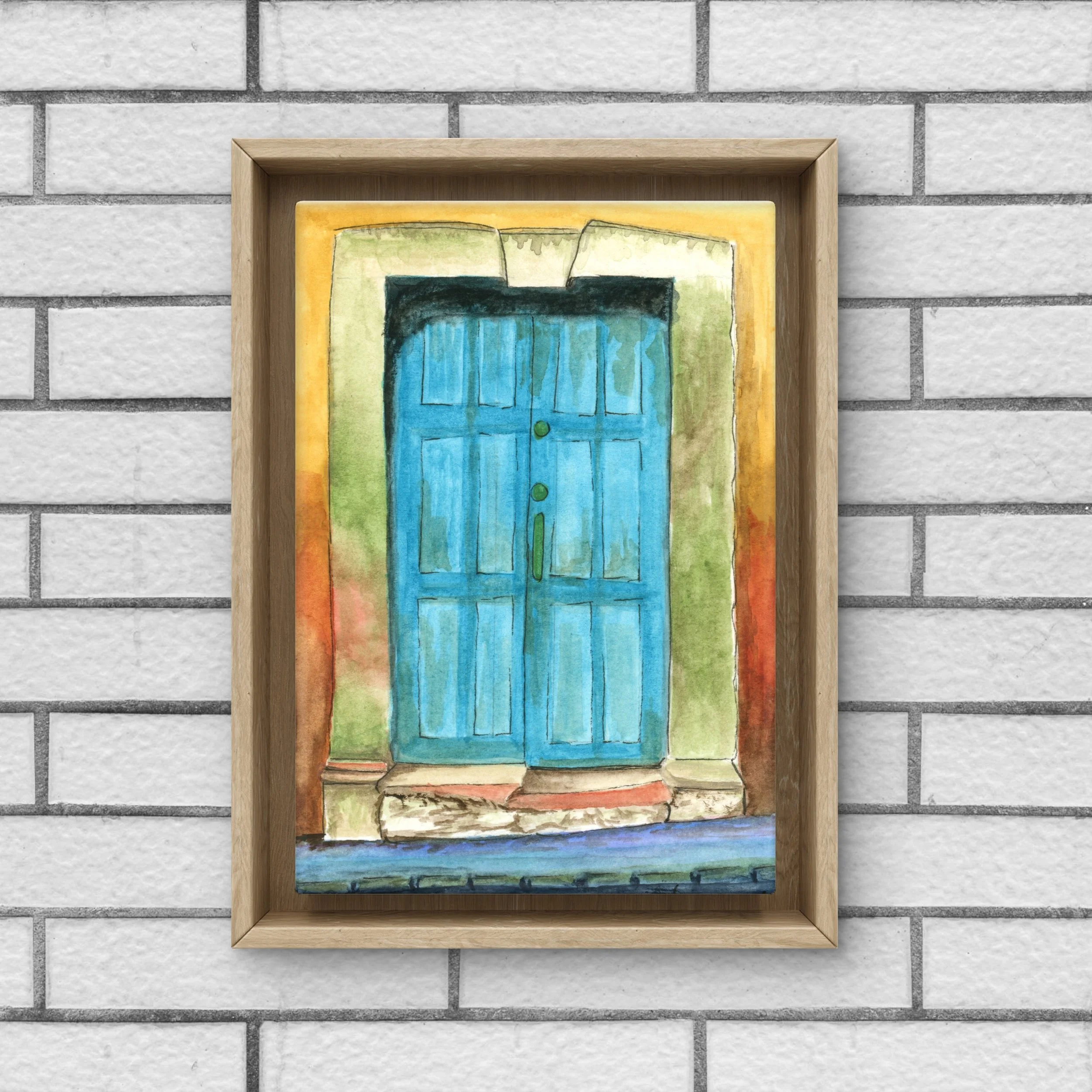 Blue Door - print
