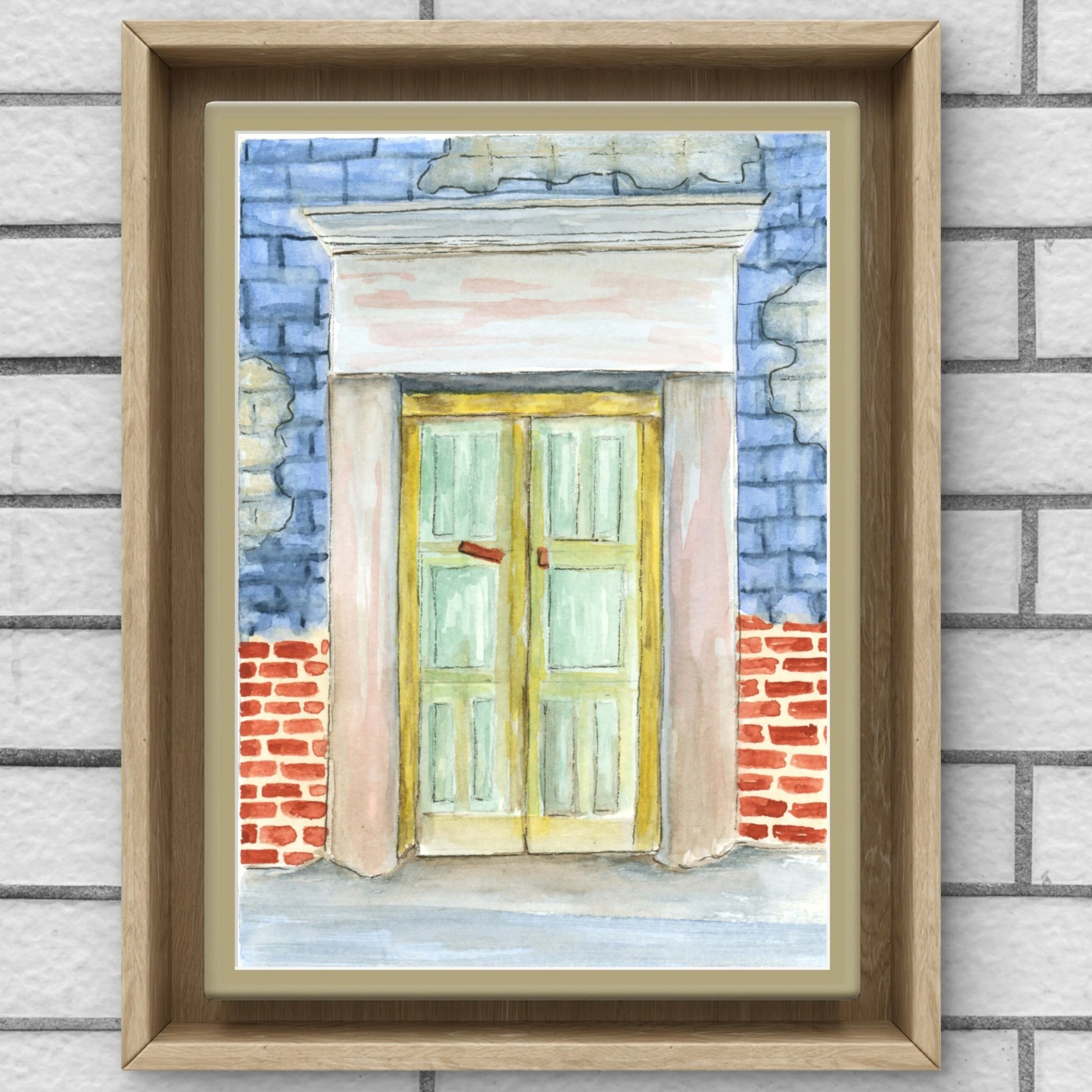 Old Door - print
