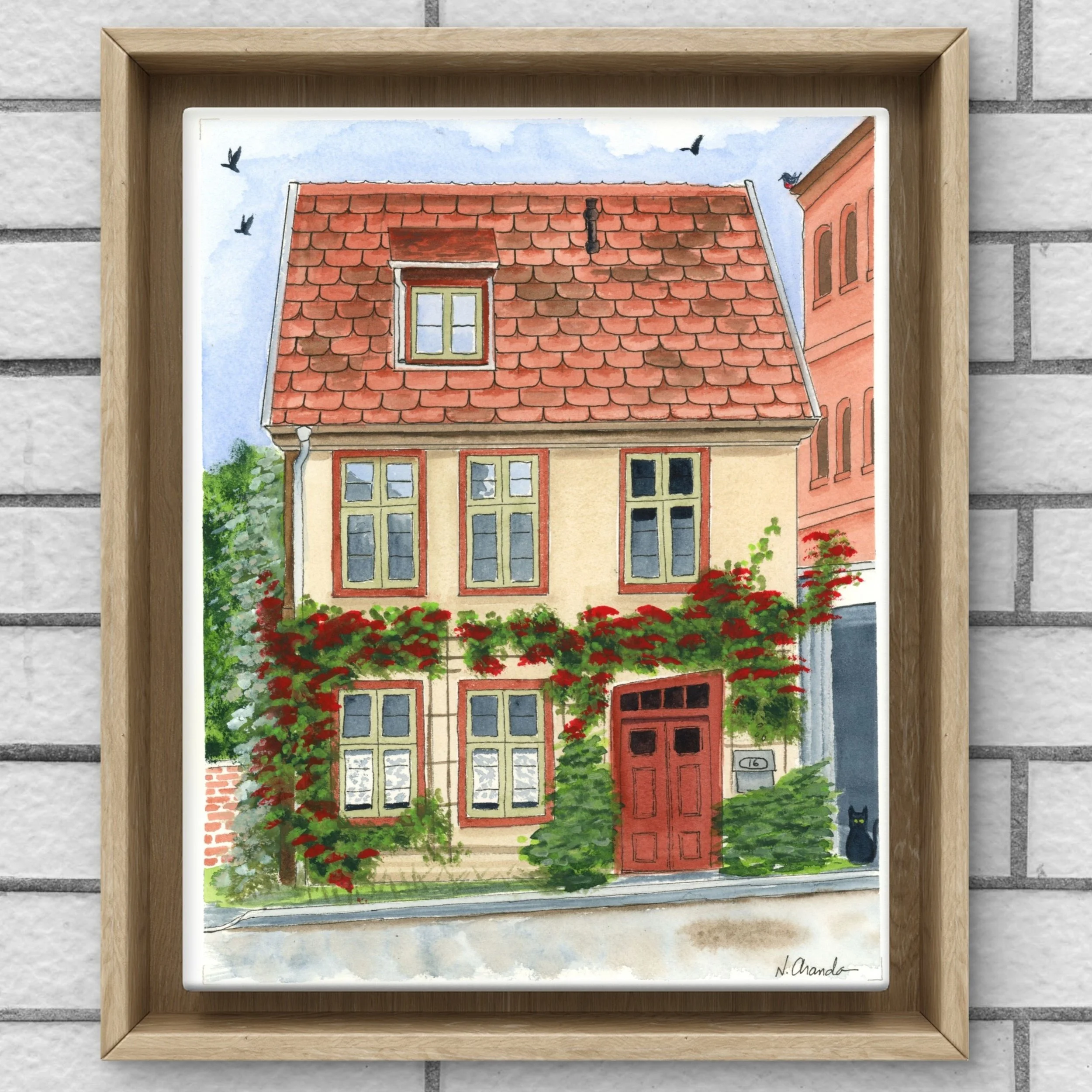 House on the Hill - print