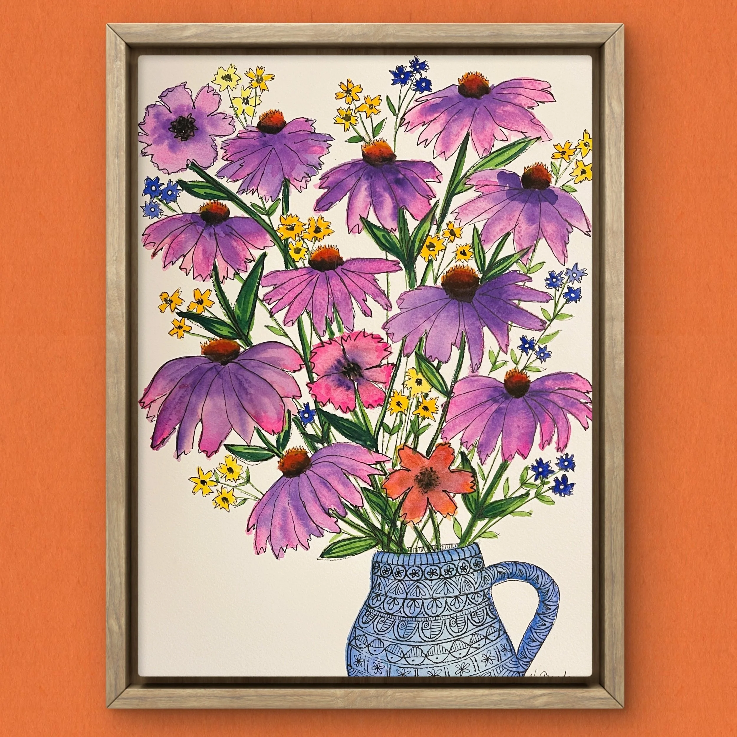 Echinacea - print