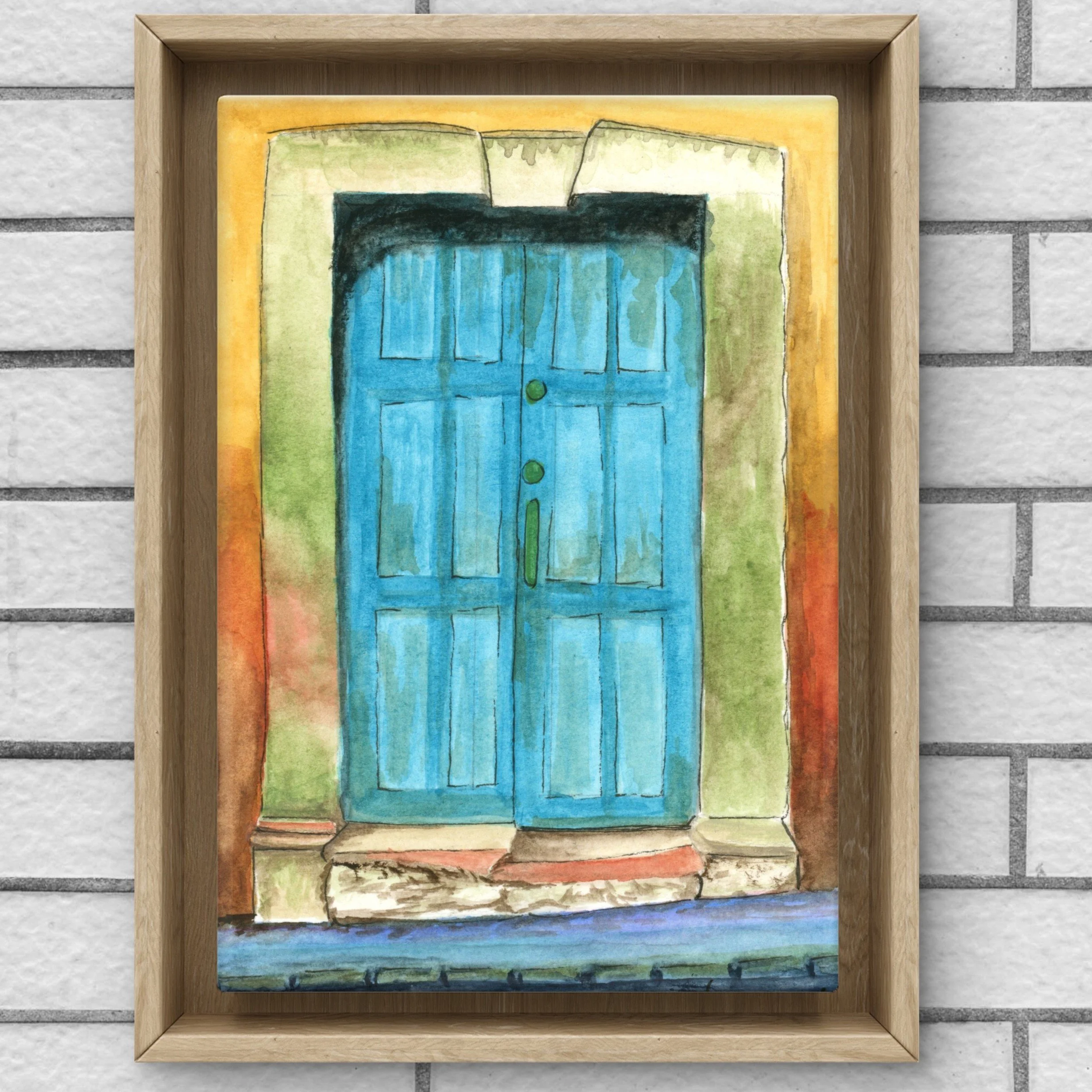 Blue Door - print