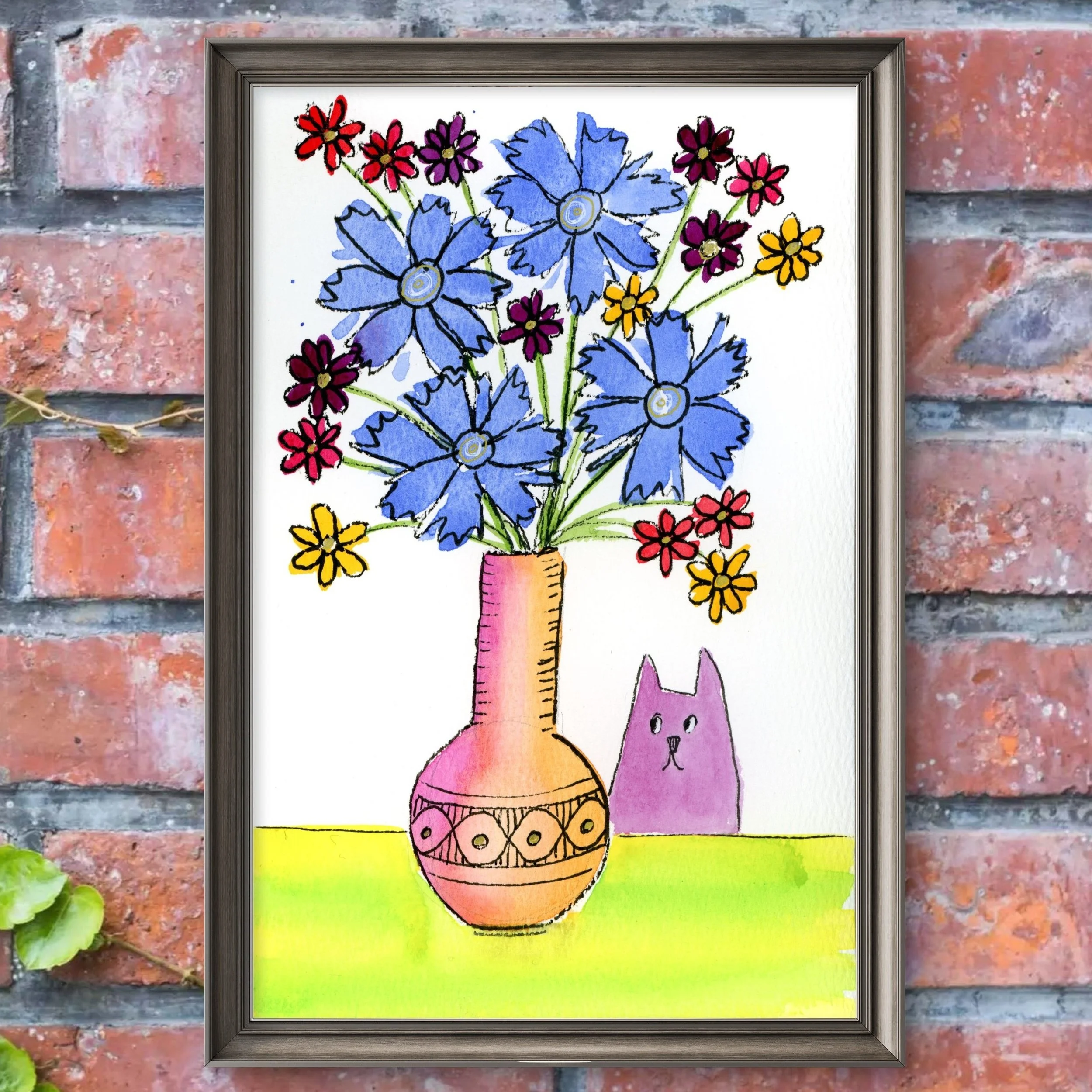 Never Trust a Purple Cat - print