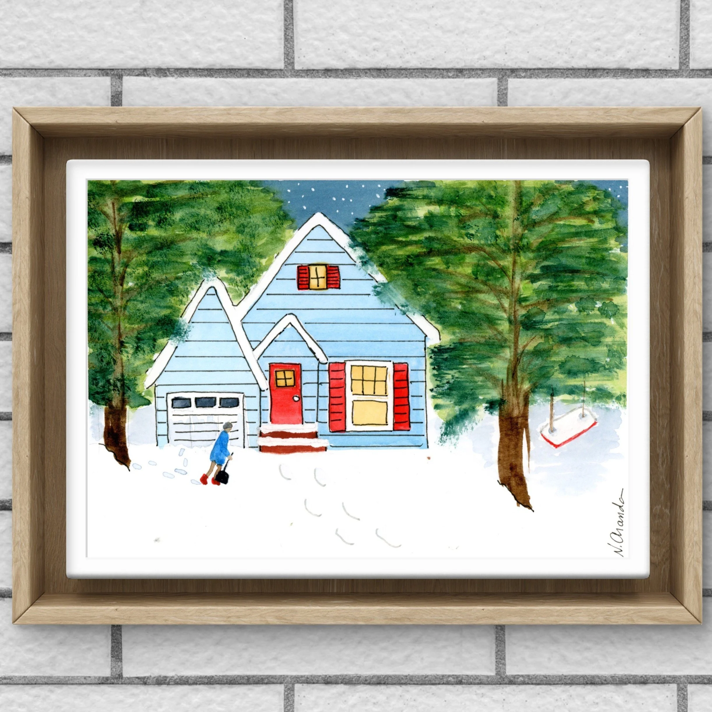 Time To Shovel - print