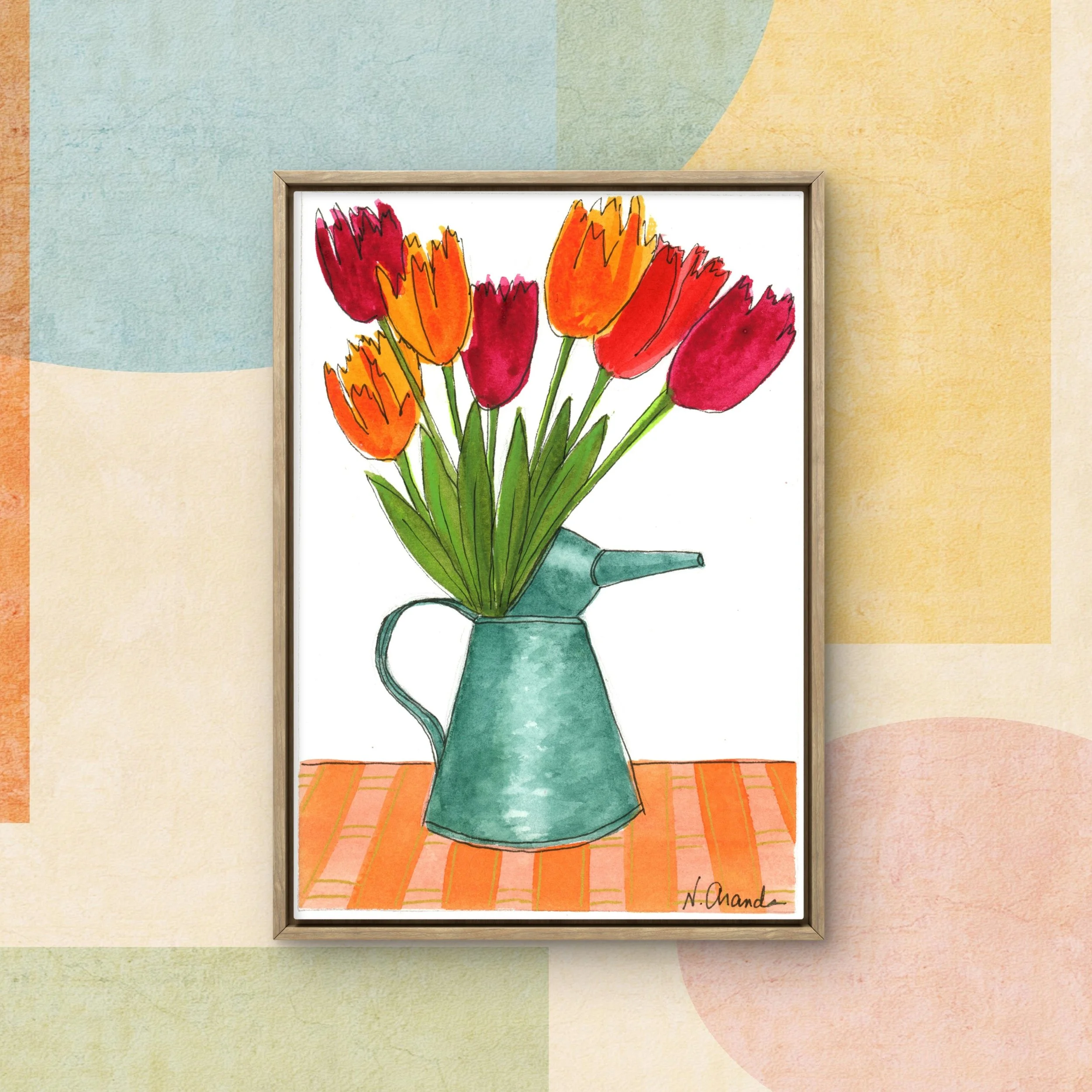 Metal Oil Can - print