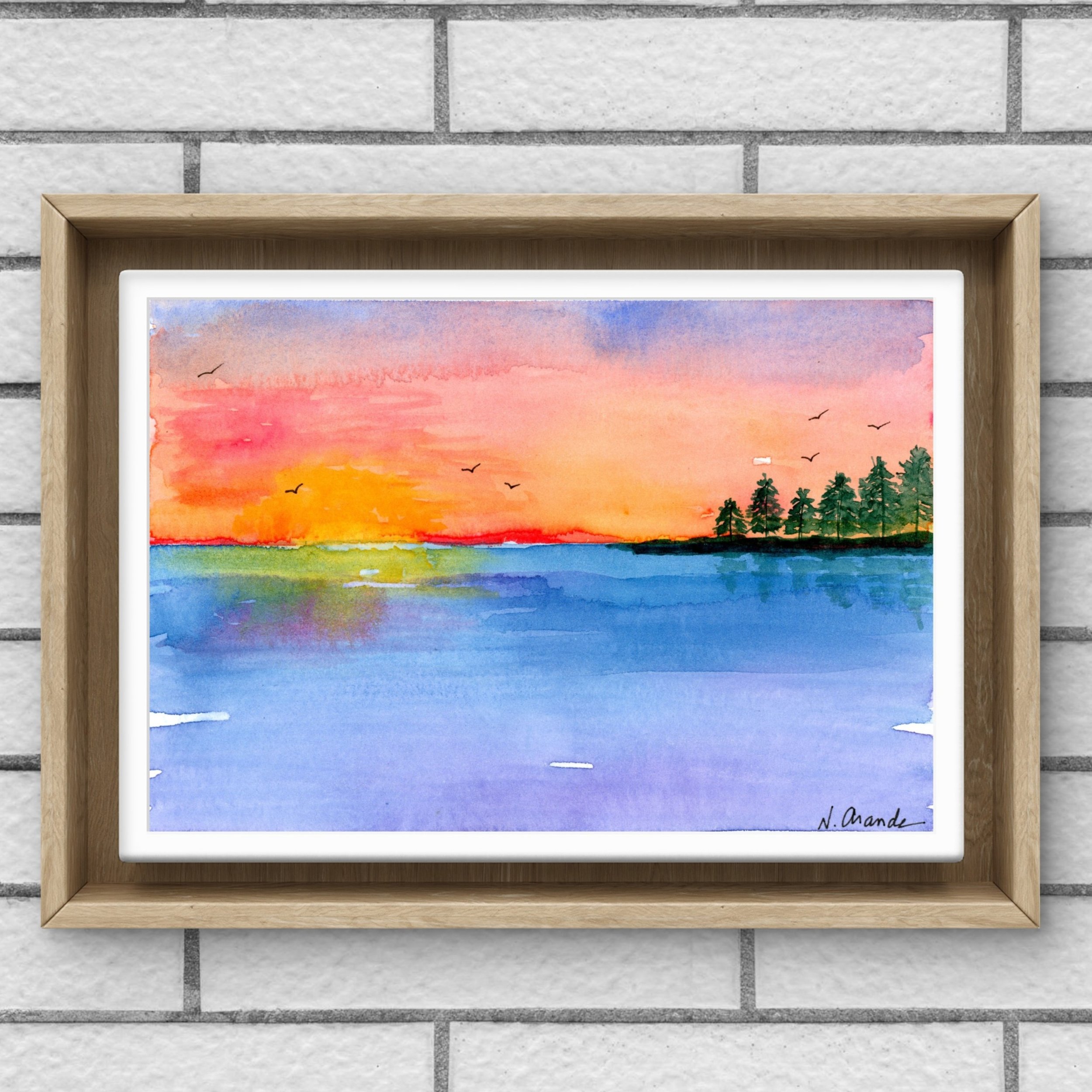 Pink Sky - print