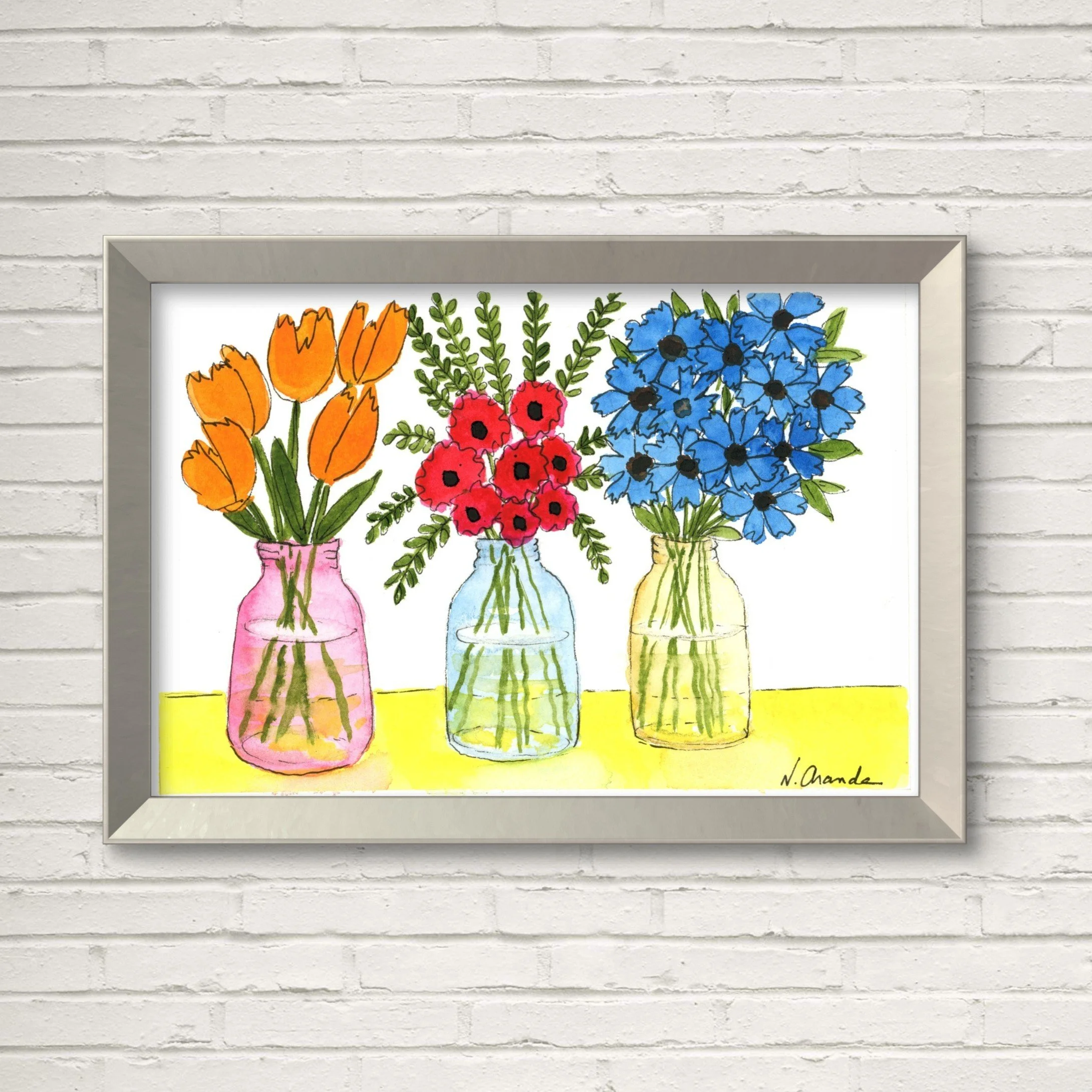 Colored Glass - print