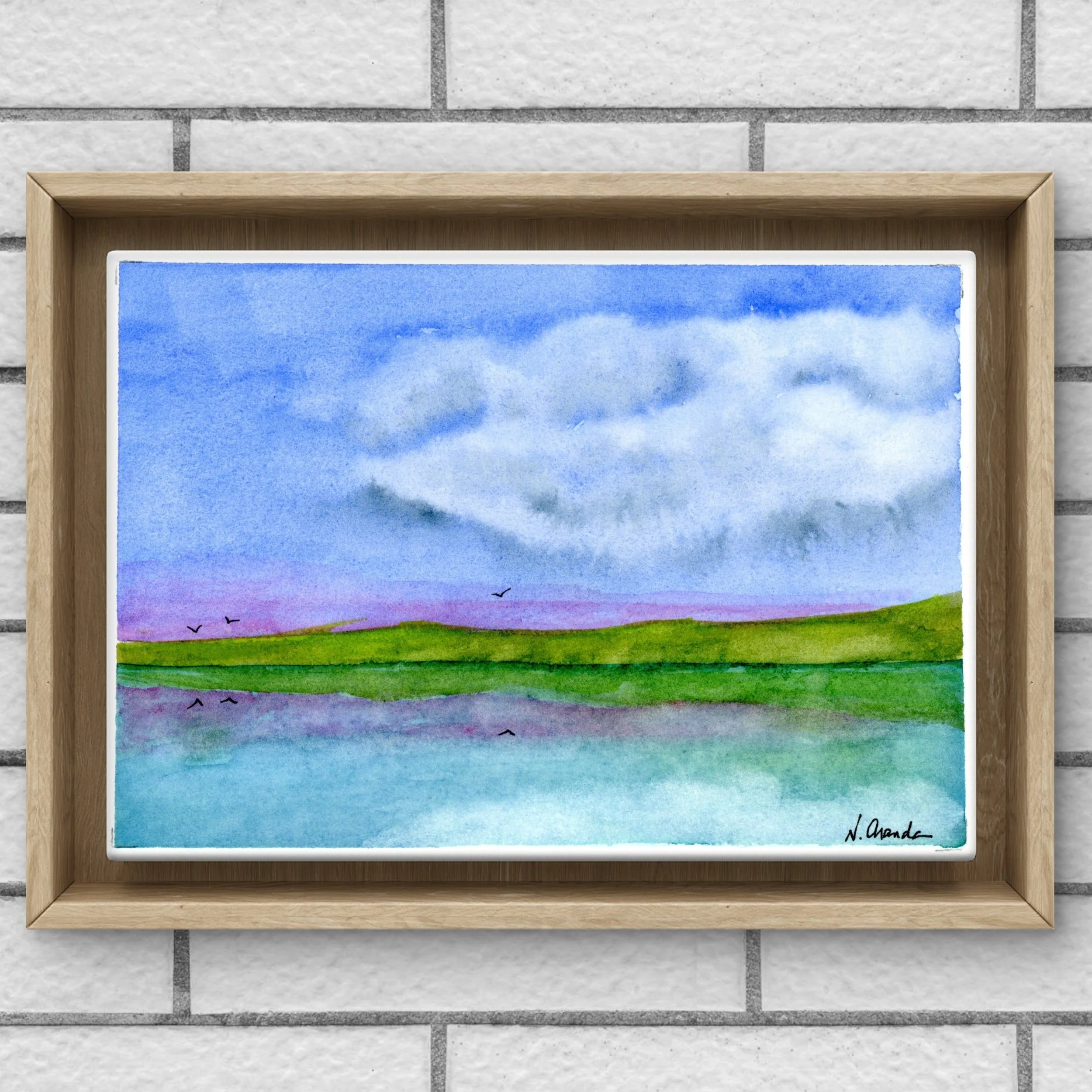 Dreaming at the Lake - print