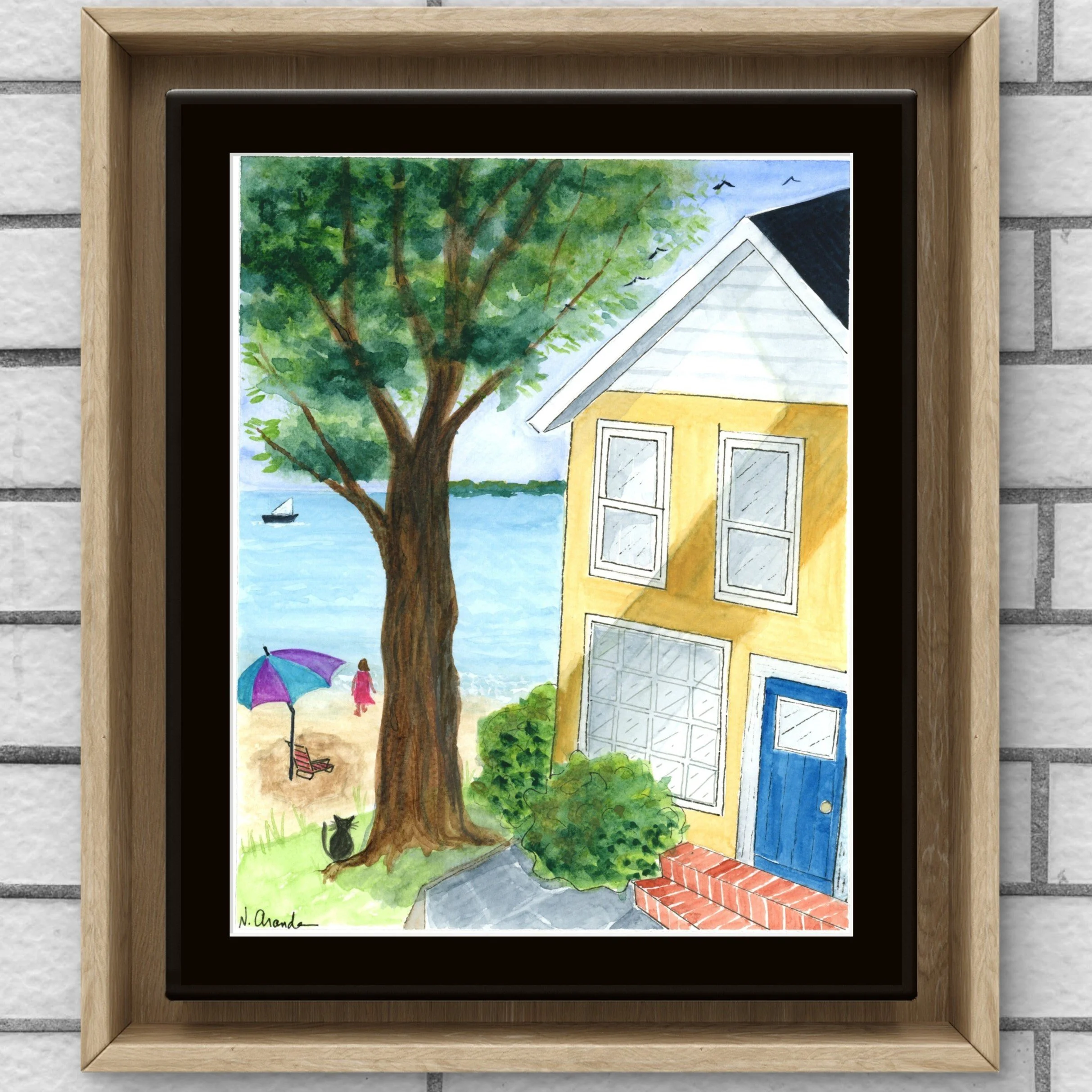 Sea Cliff House - print