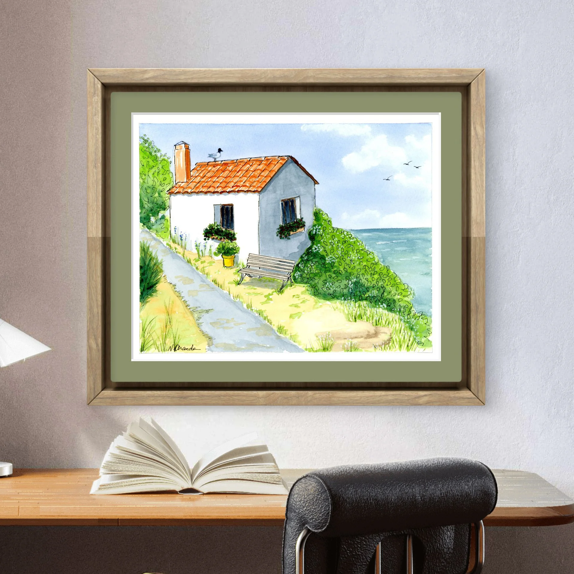 High Above the Water framed.jpg