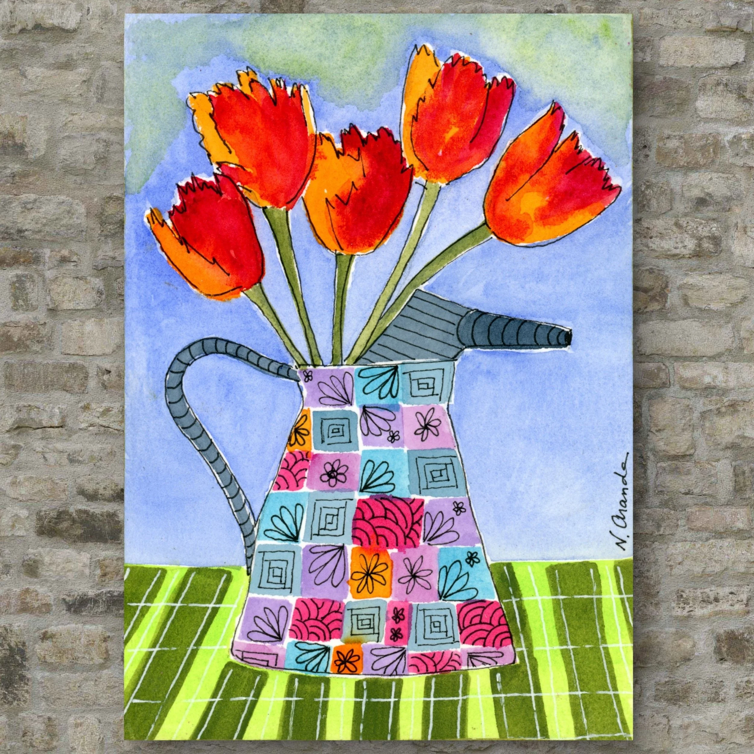 Grandpa's Watering Can - print