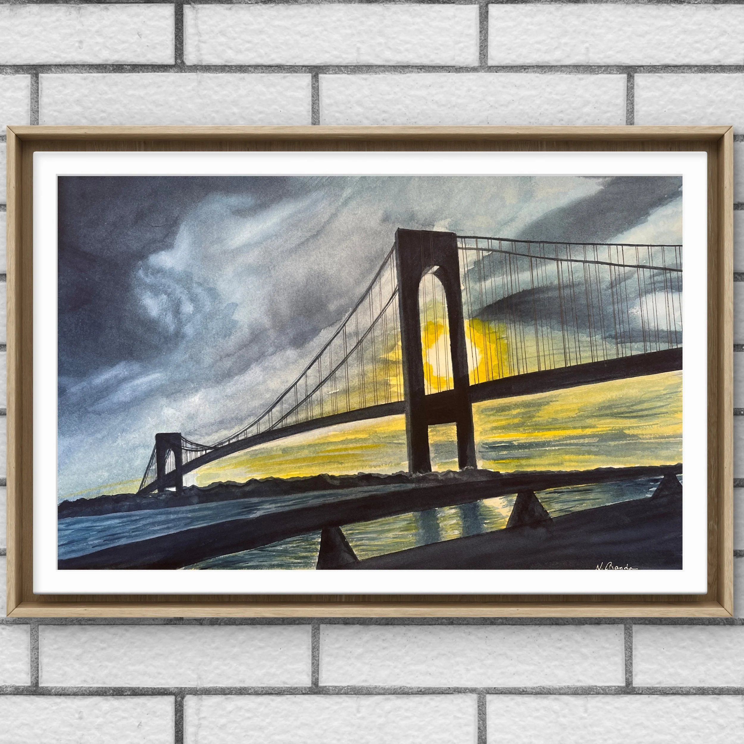Verrazzano Bridge - print