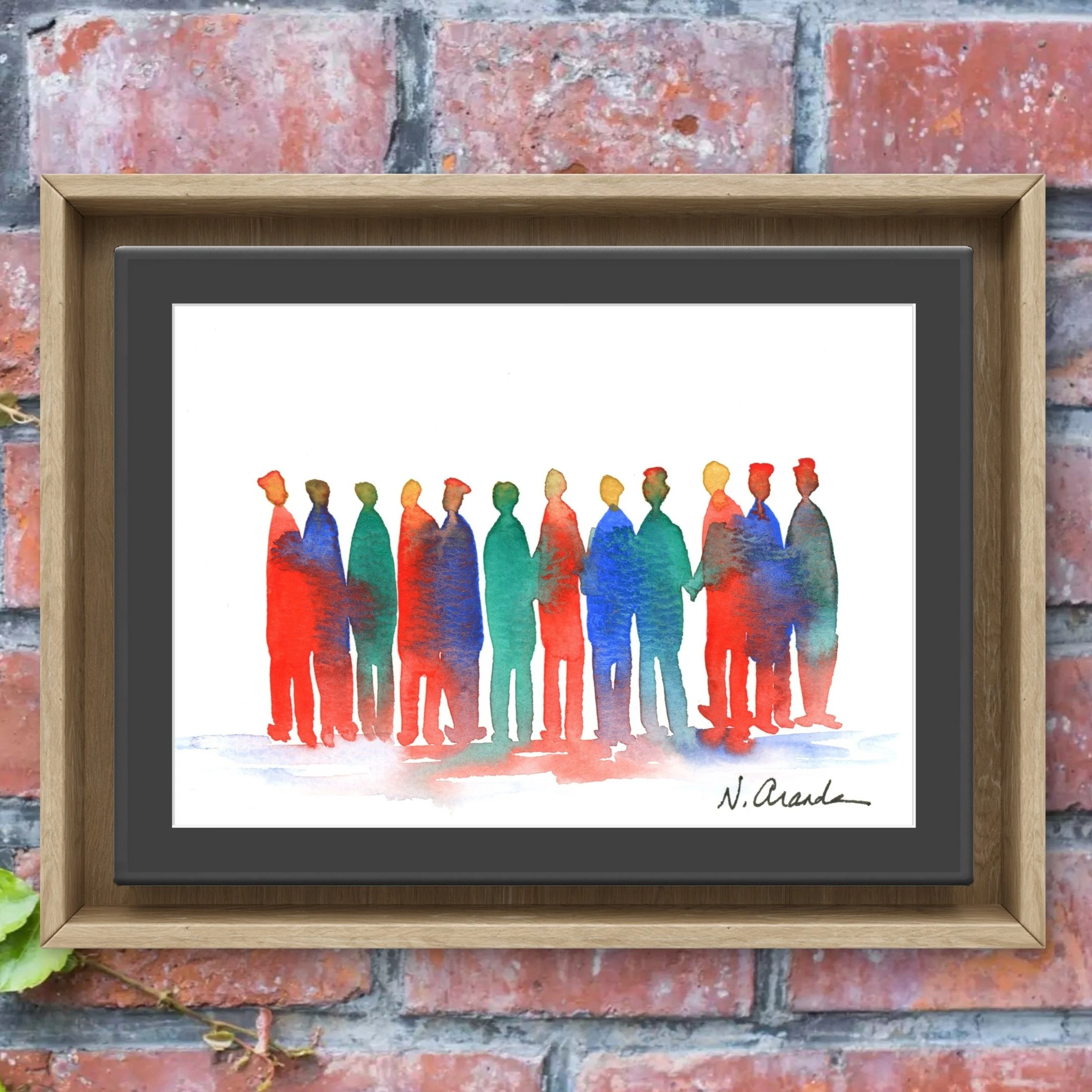 A Crowd of One - print