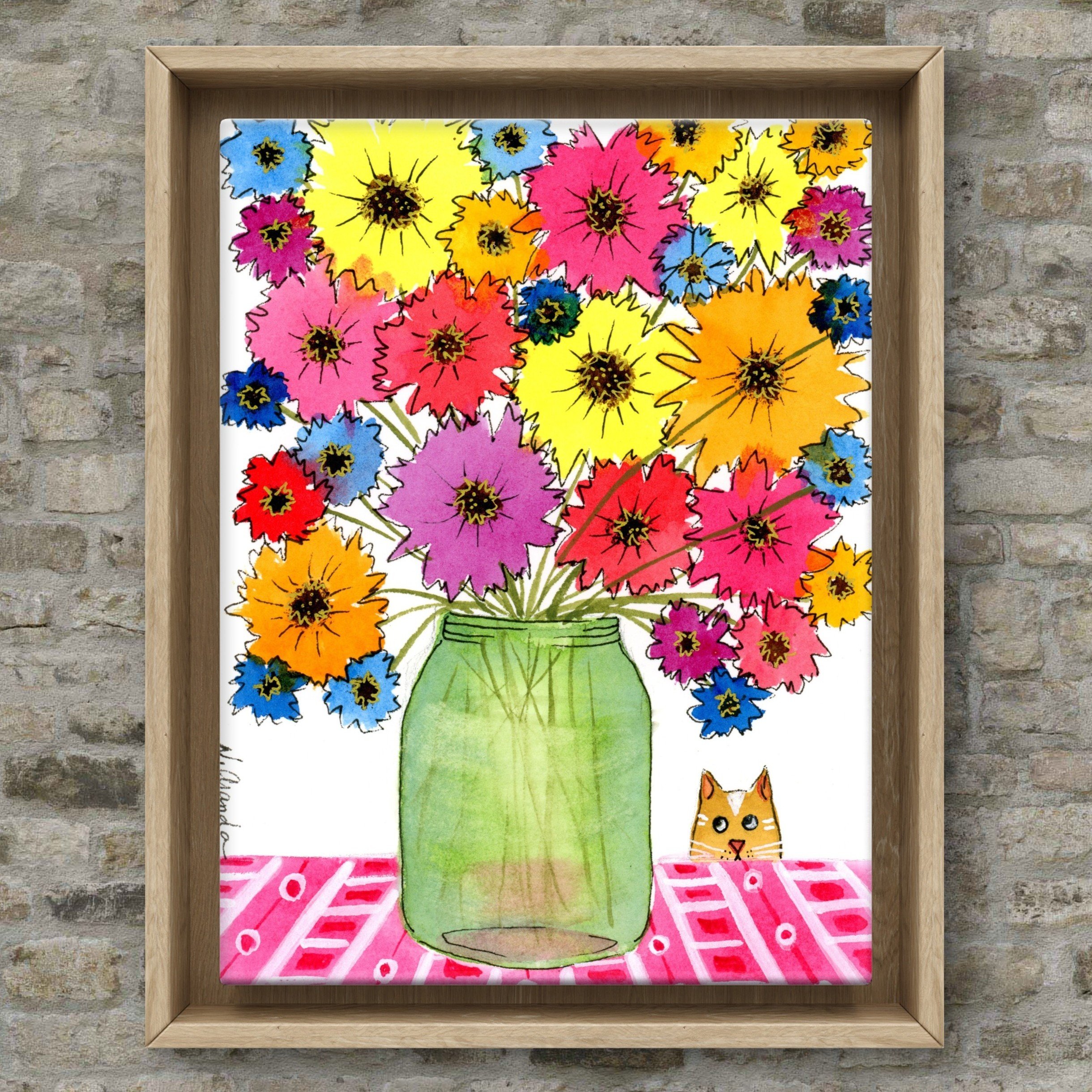 Burst of Color - print