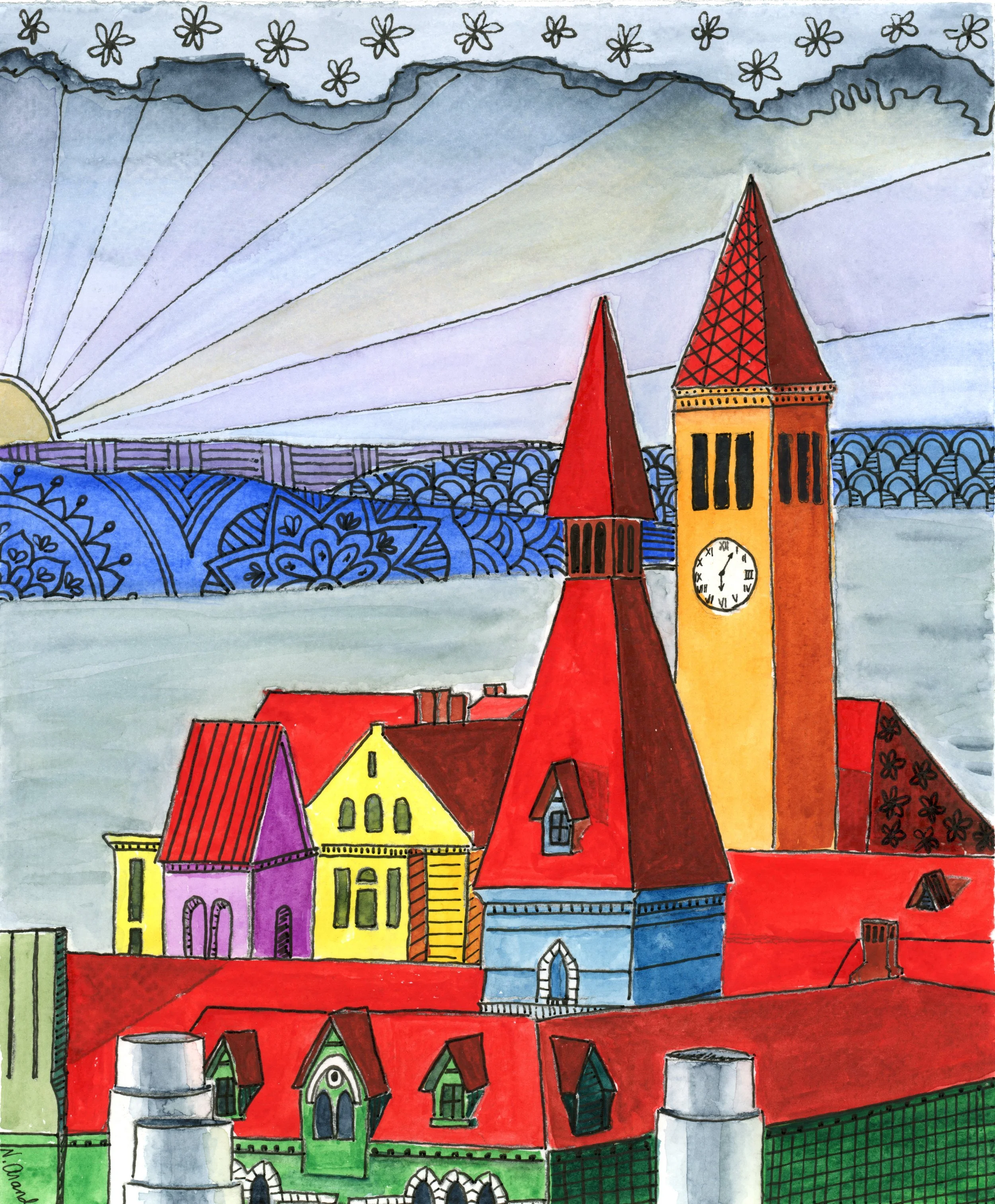 Cornell and Cayuga Lake