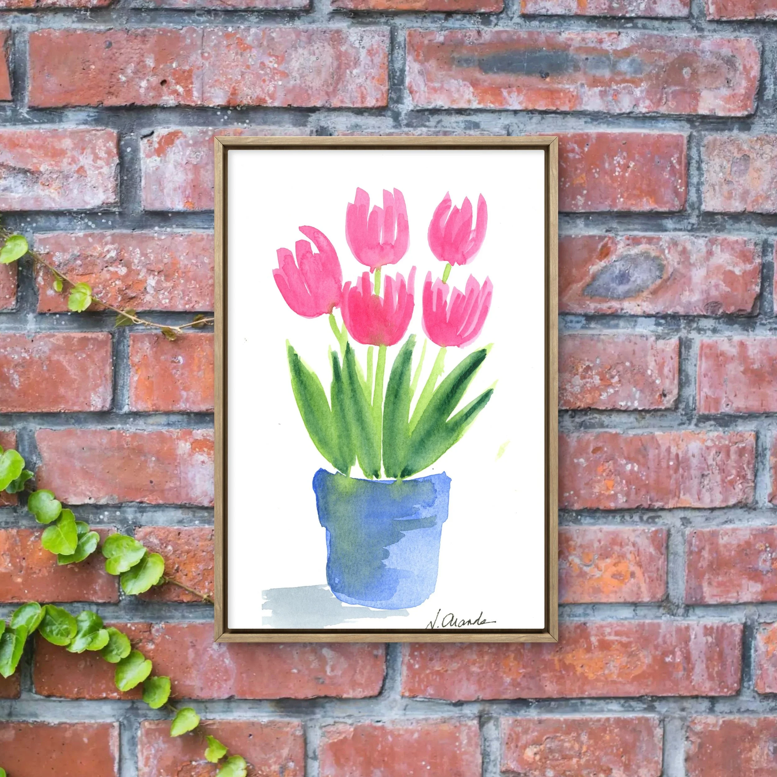 Very Plain Tulips - print