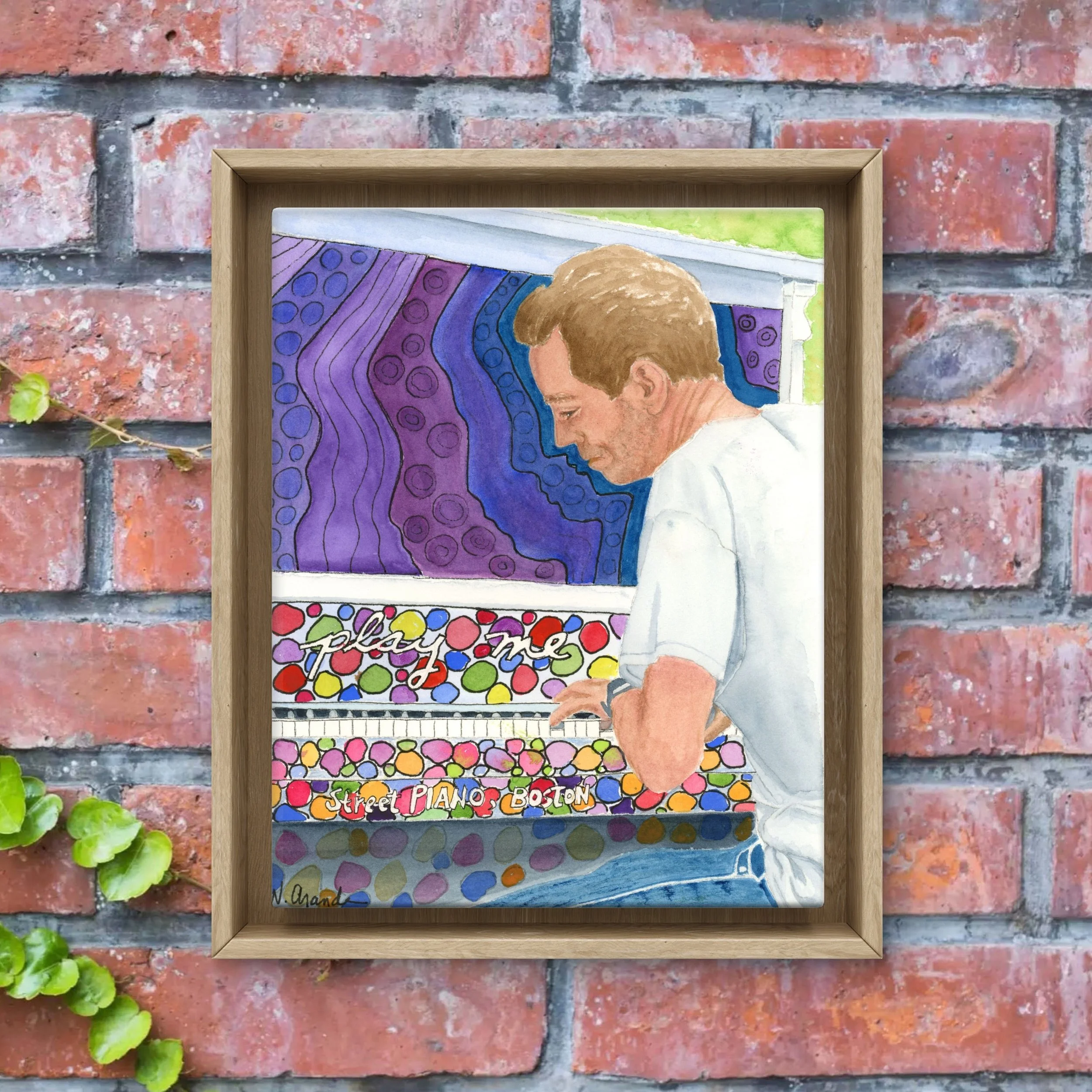 Public Piano - print