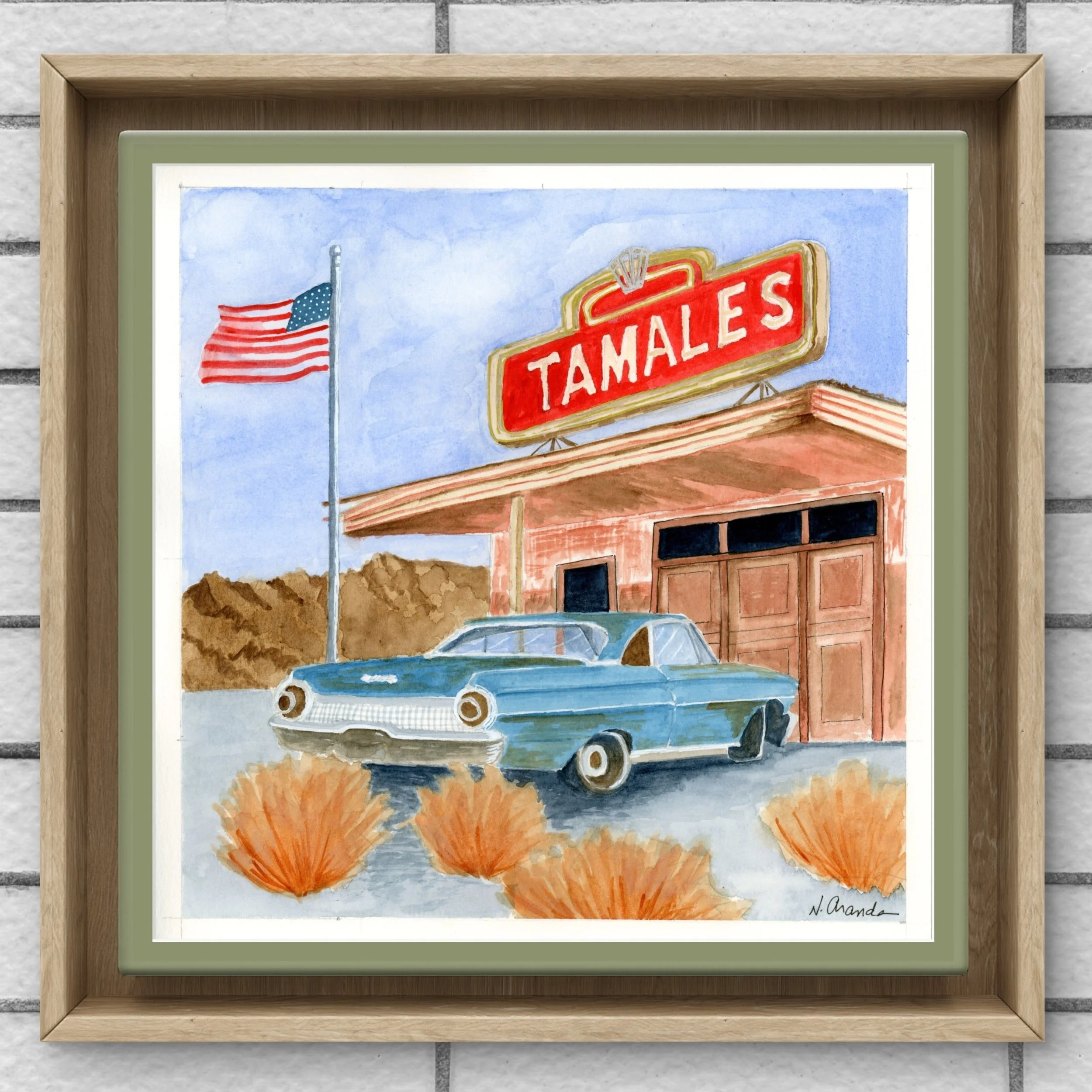 Tamales - print