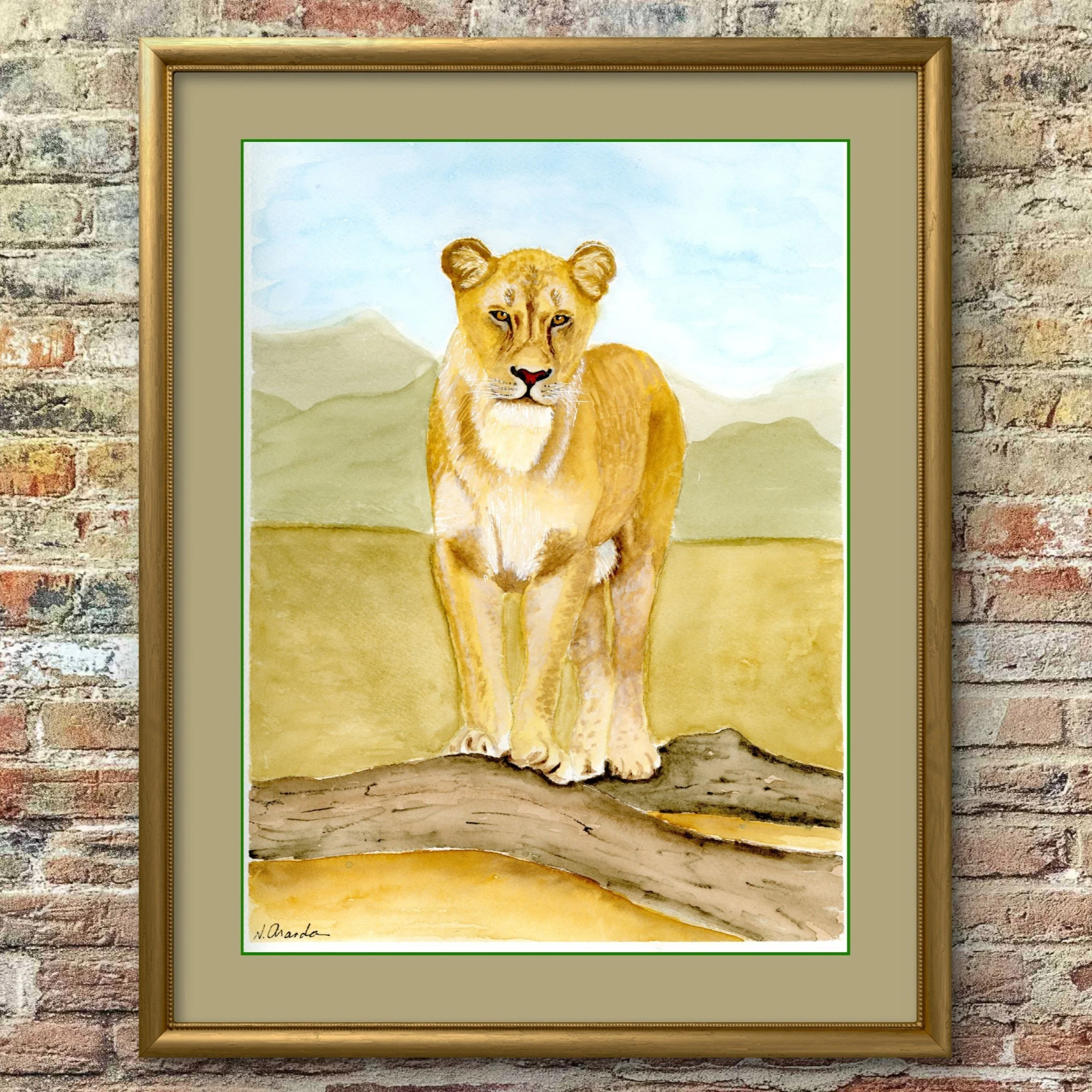 Lioness - print