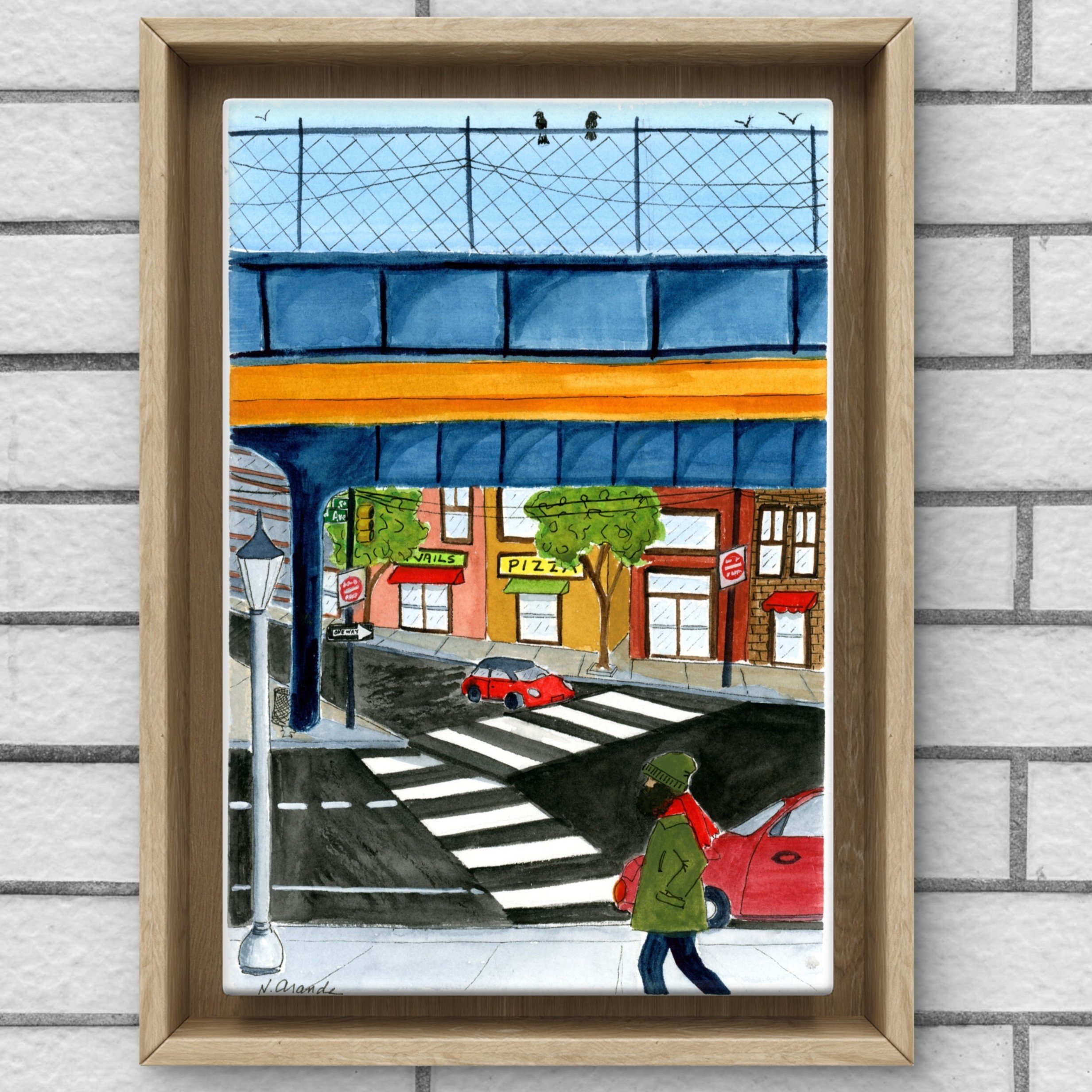 Under the El - print
