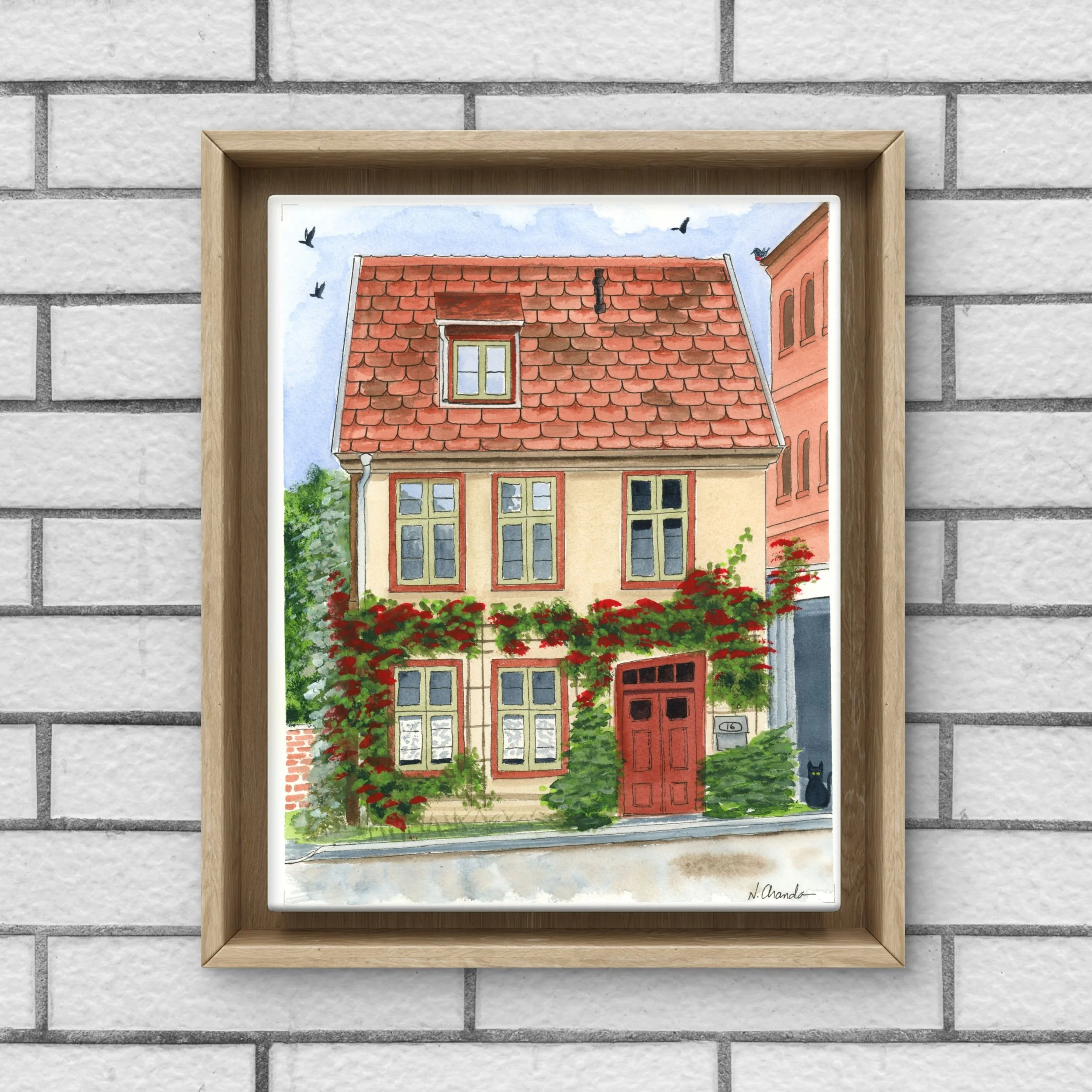 House on the Hill - print