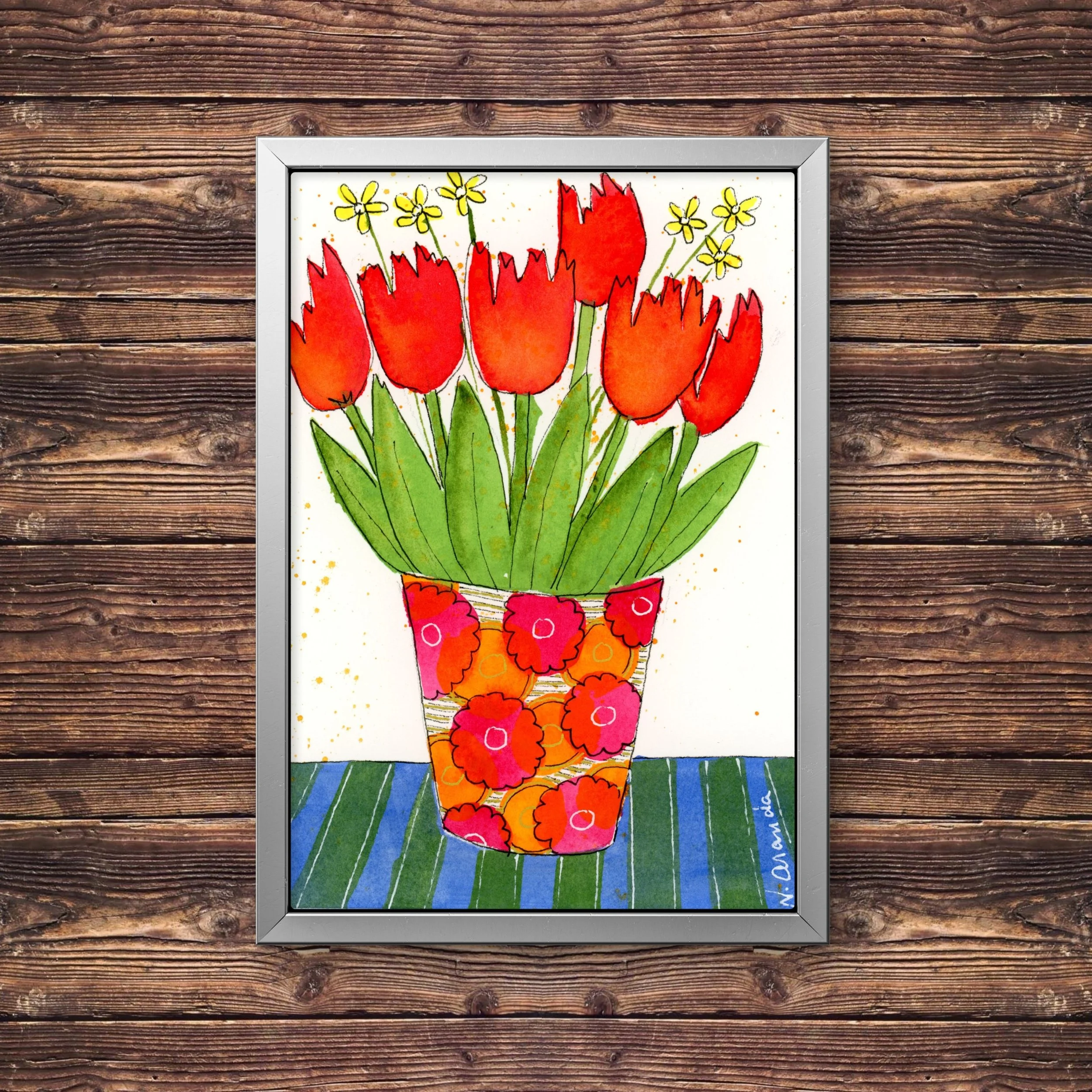 Candy Tulips - print