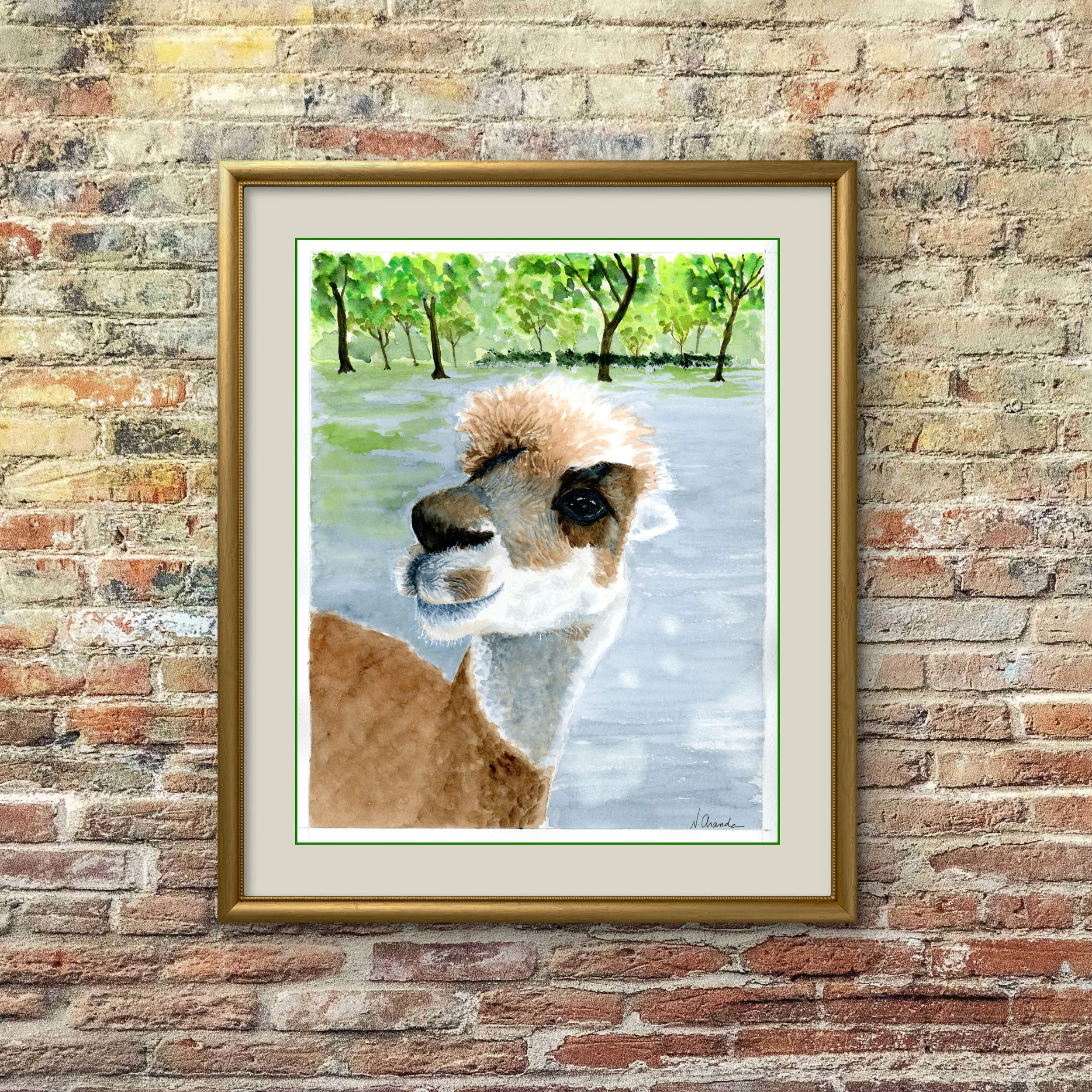Alpaca From Queens - print