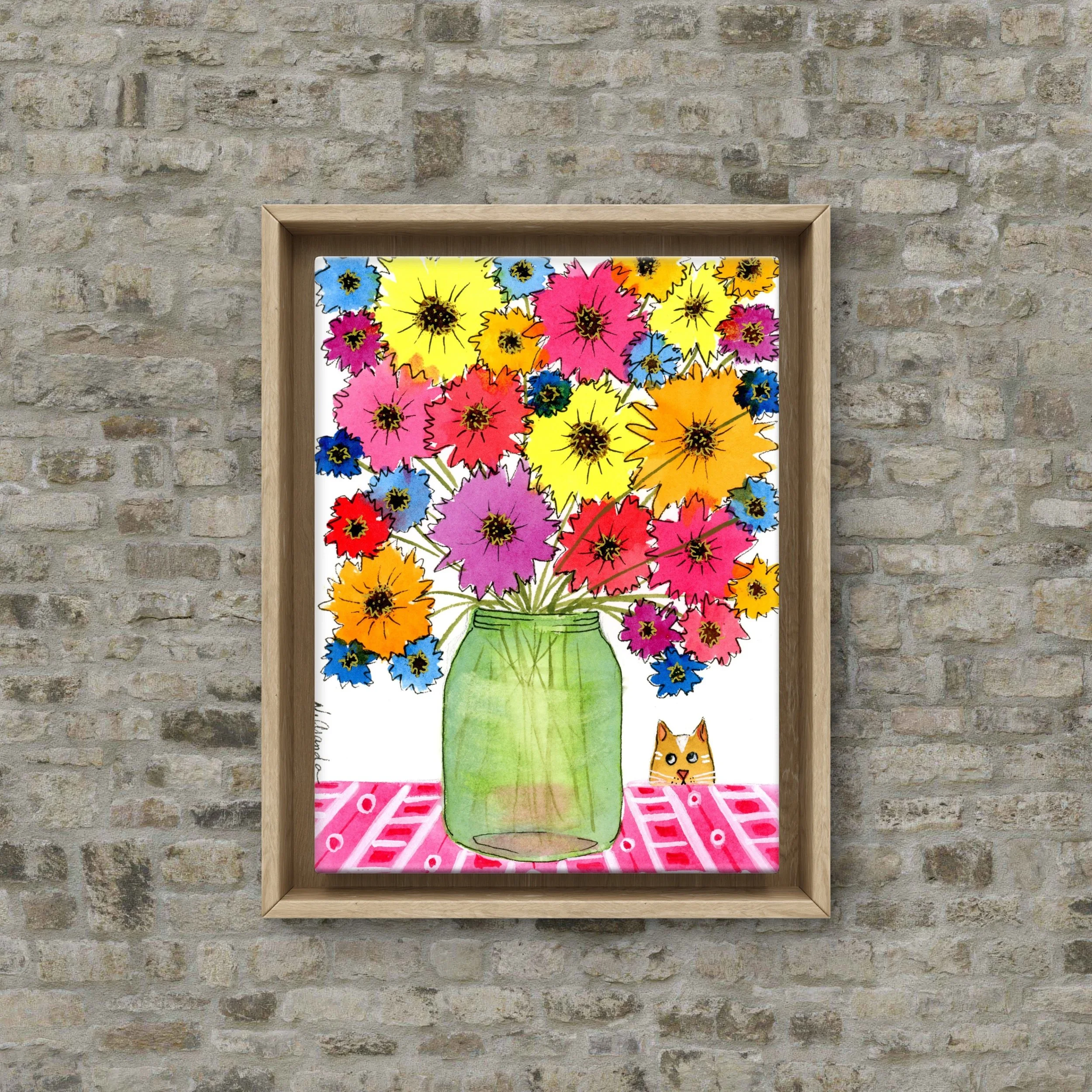 Burst of Color - print