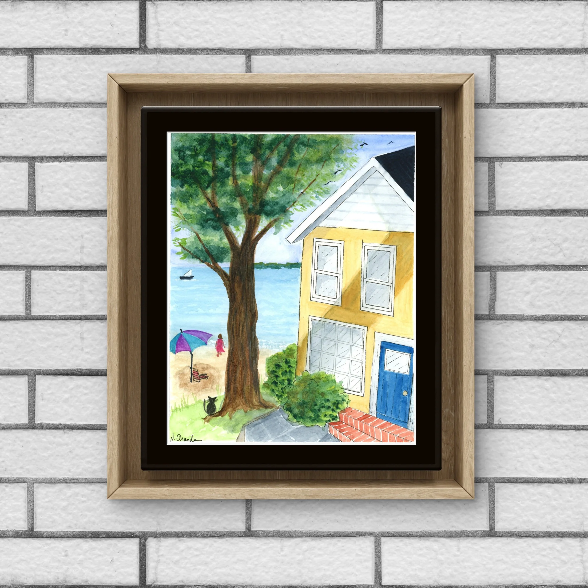 Sea Cliff House - print