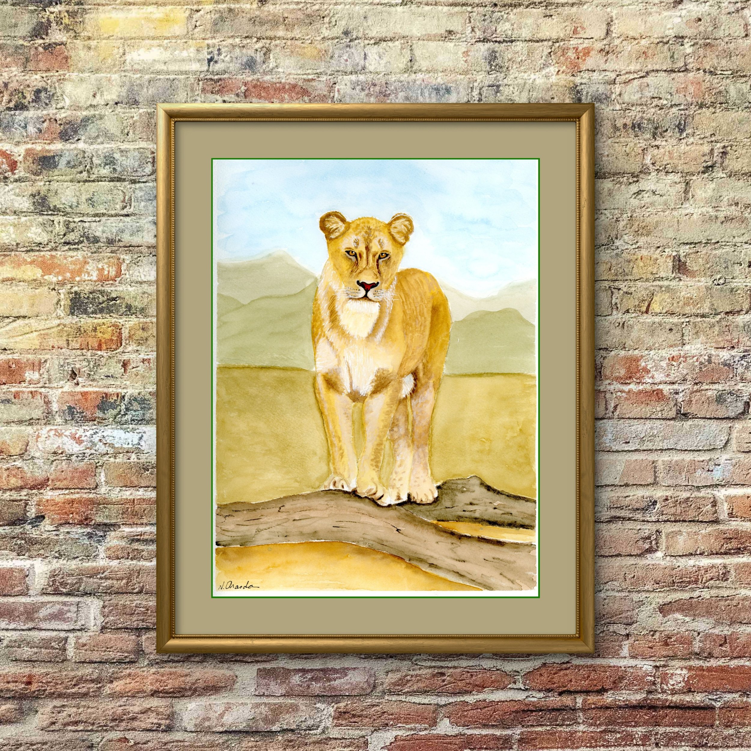 Lioness - print