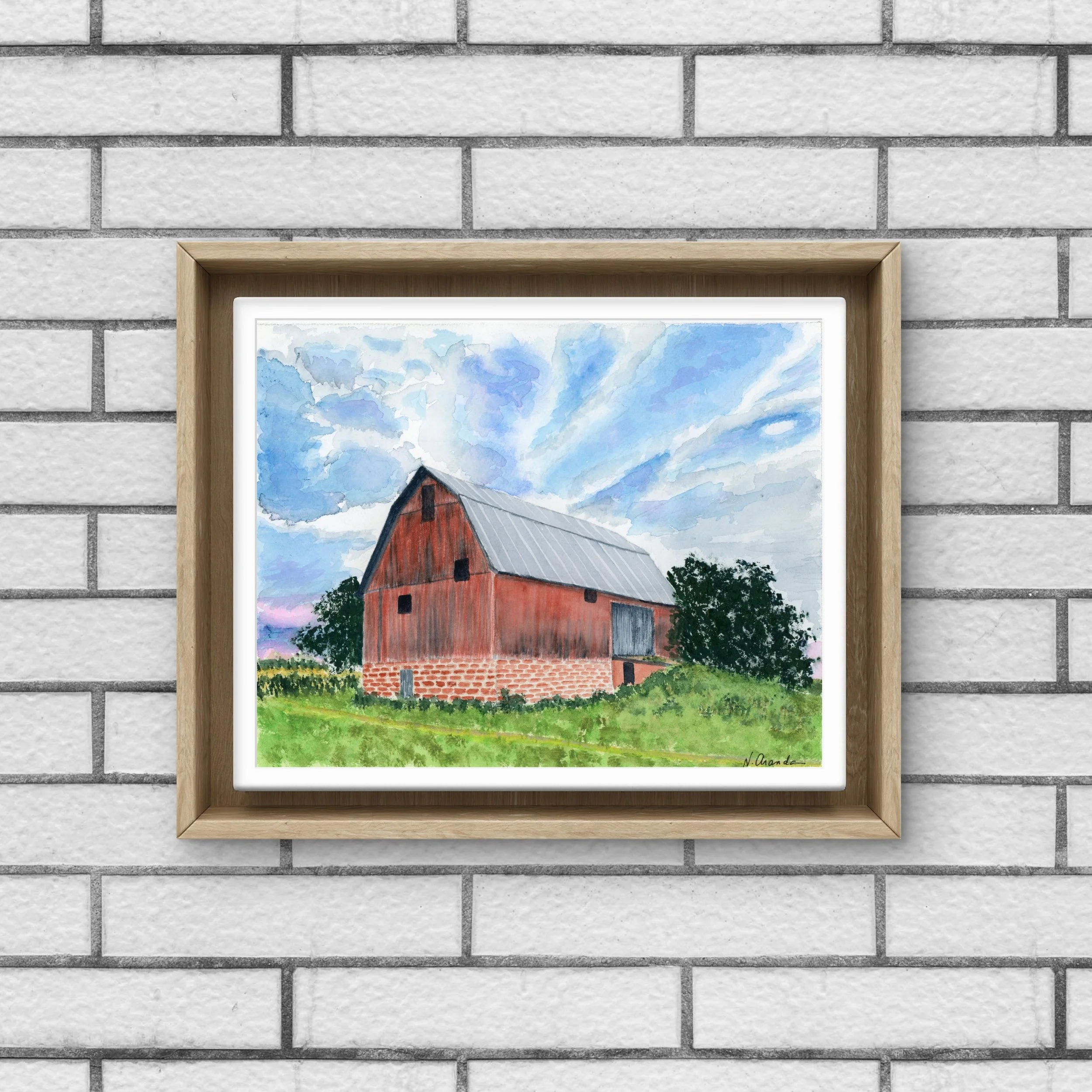 Wisconsin Barn - print